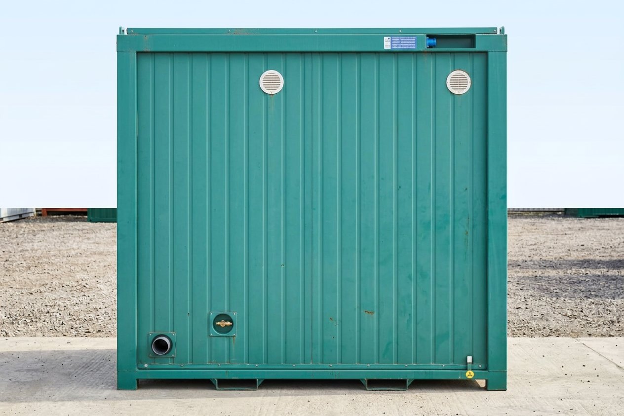 1+1 Double Mains Toilet 8FT x 5FT (Green) — new — sanitation units (image 6 of 6)