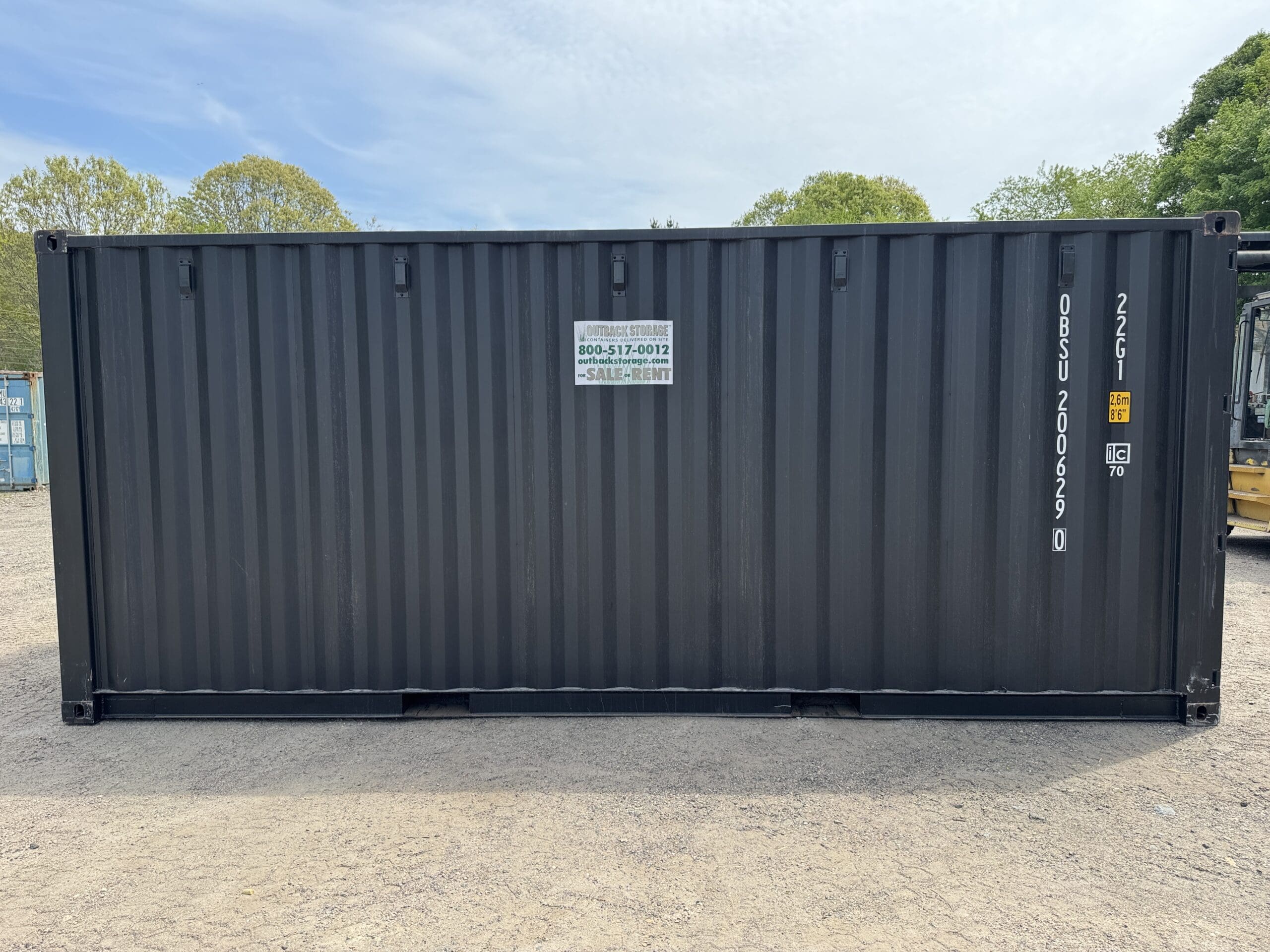 20ft New Shipping Container – Wind & Watertight – Black — 20ft — new (image 11 of 12)