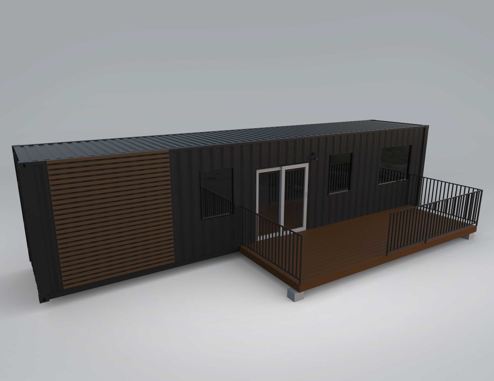 40ft Kennedy Luxury Container Home | 1 Bed 1 Bath Prefab Shipping Container House — 40ft — new (image 19 of 27)