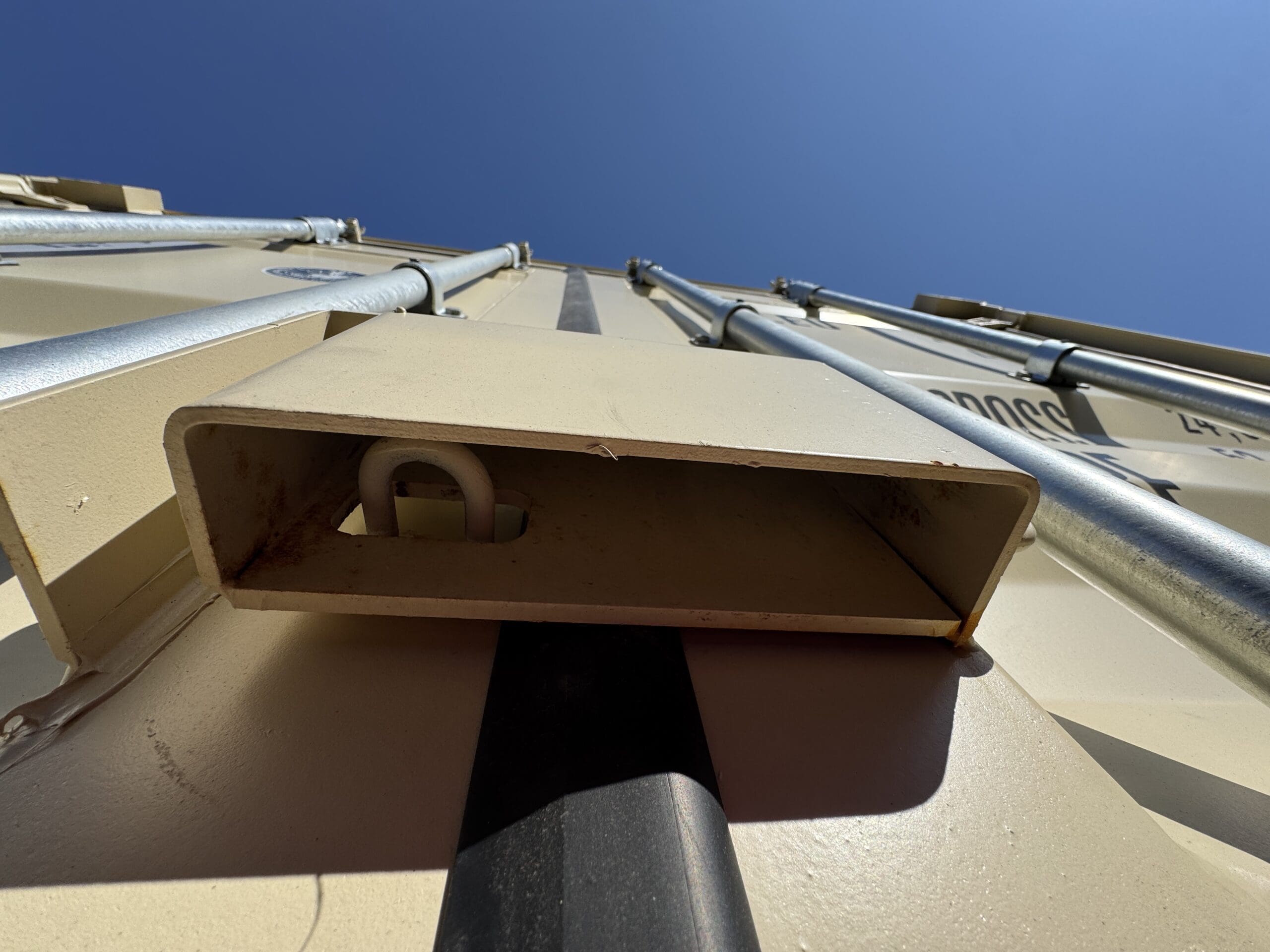40ft New High Cube Shipping Container – Wind & Watertight – Beige — 40ft — new (image 5 of 12)