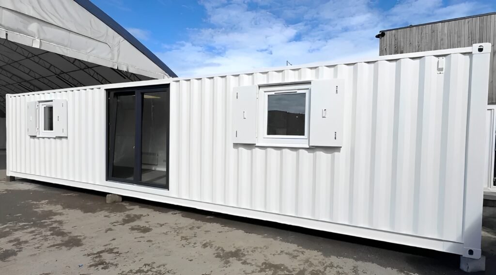Converted 40ft Shipping Container | Open Plan Office | Portable Container Building — 40ft — new (image 4 of 13)