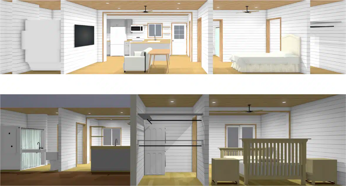 The Huntington – Luxury Two Bedroom Shipping Container Home | Two 40ft + One 20ft Container Home — 20ft — new (image 2 of 12)