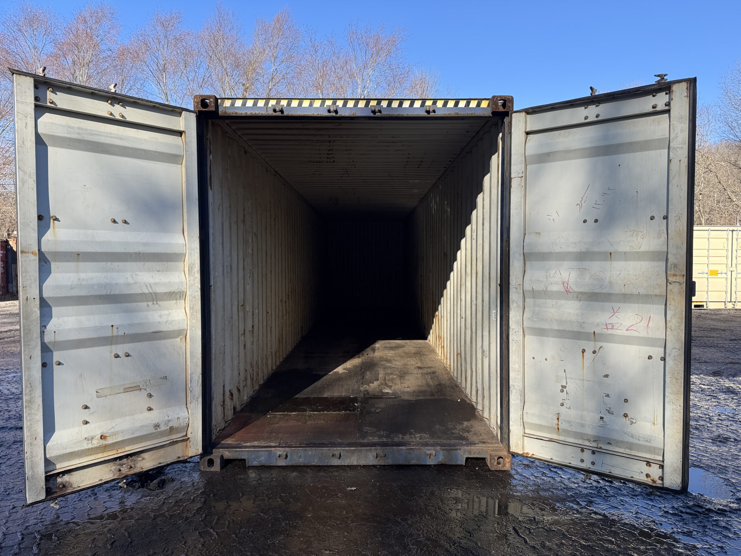 40ft Used High Cube Shipping Container – Wind & Watertight – Blue — 40ft — used (image 12 of 12)