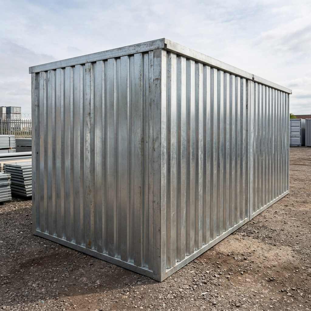 3M X 4.2M Side Linked Flat Pack Container Bundle (Galvanised) — new — storage containers (image 5 of 6)