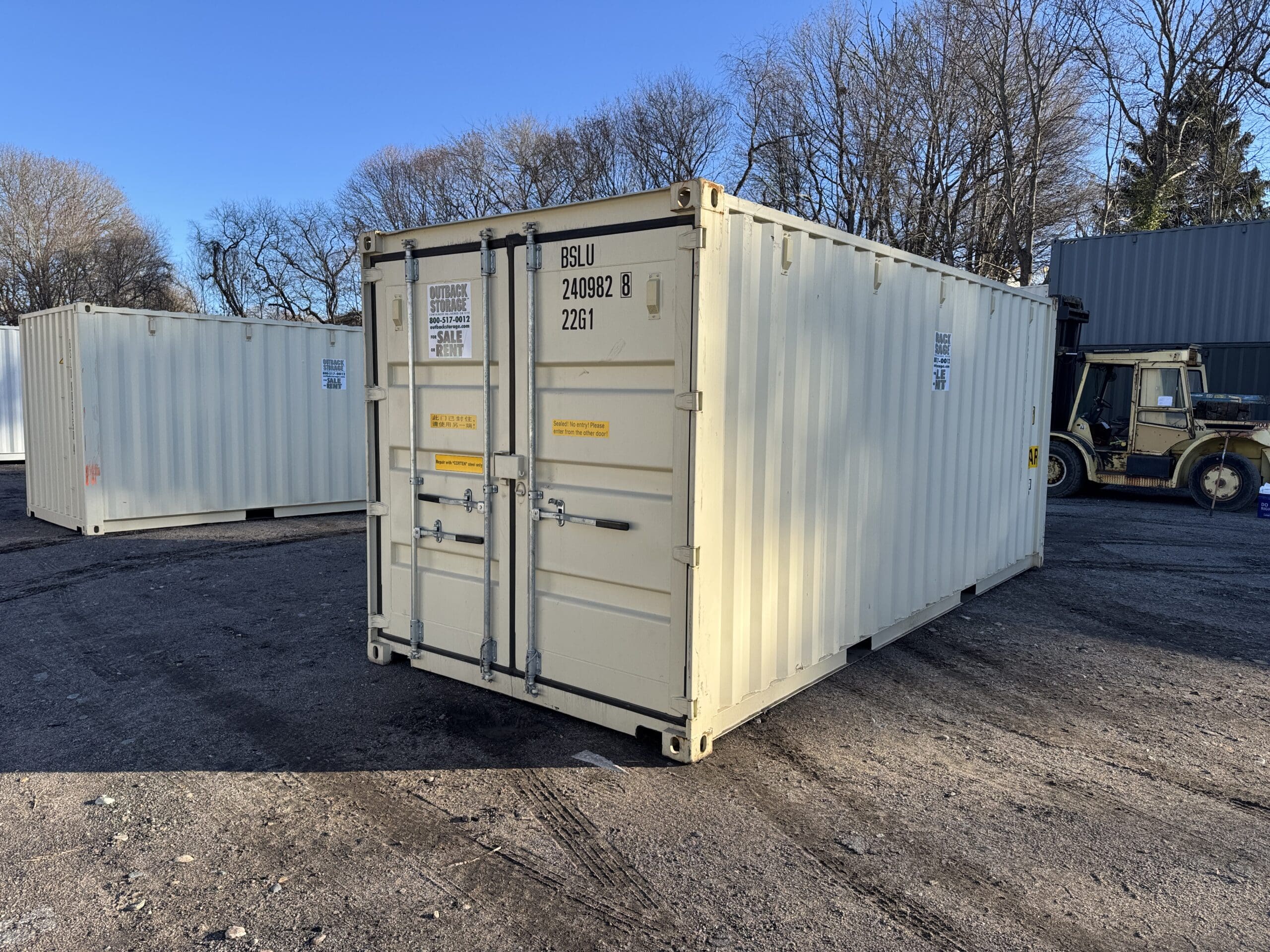 20ft New Shipping Container – Wind & Watertight – Beige — 20ft — new (image 12 of 12)