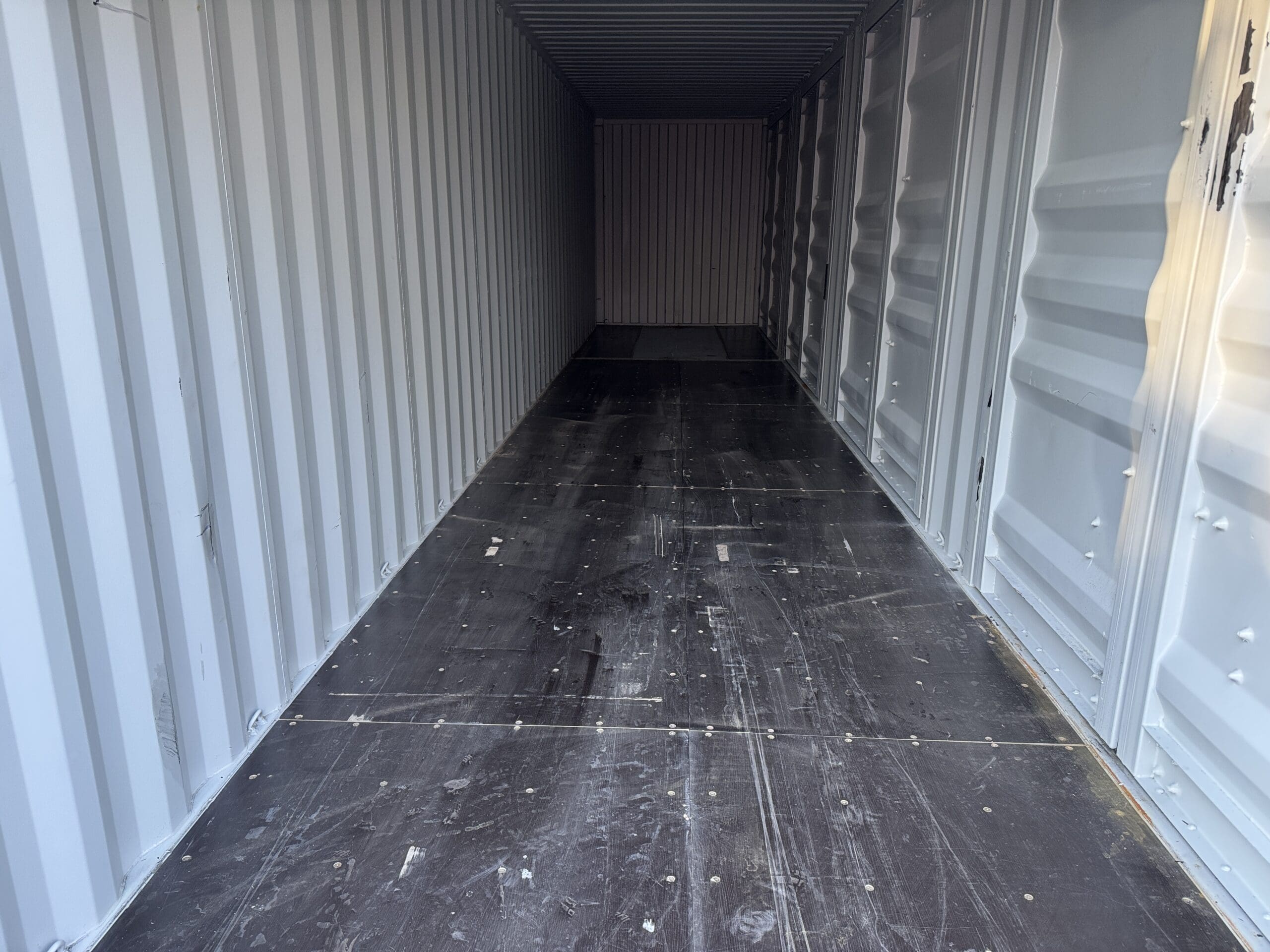 40ft New High Cube Shipping Container – Wind & Watertight – Gray — 40ft — new (image 11 of 12)