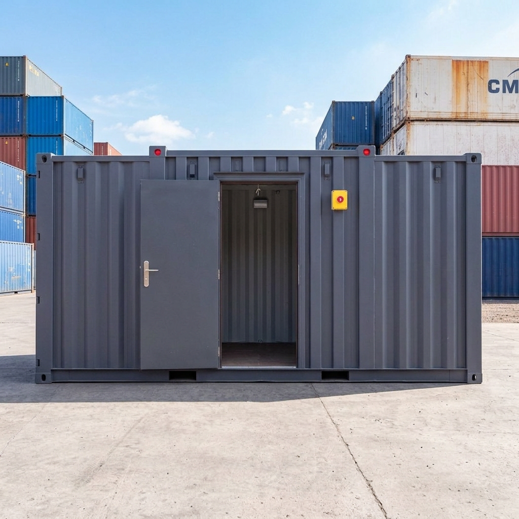 Enhanced 20ft Standard Shipping Container – Grey Finish — 20ft — new — storage containers (image 6 of 6)