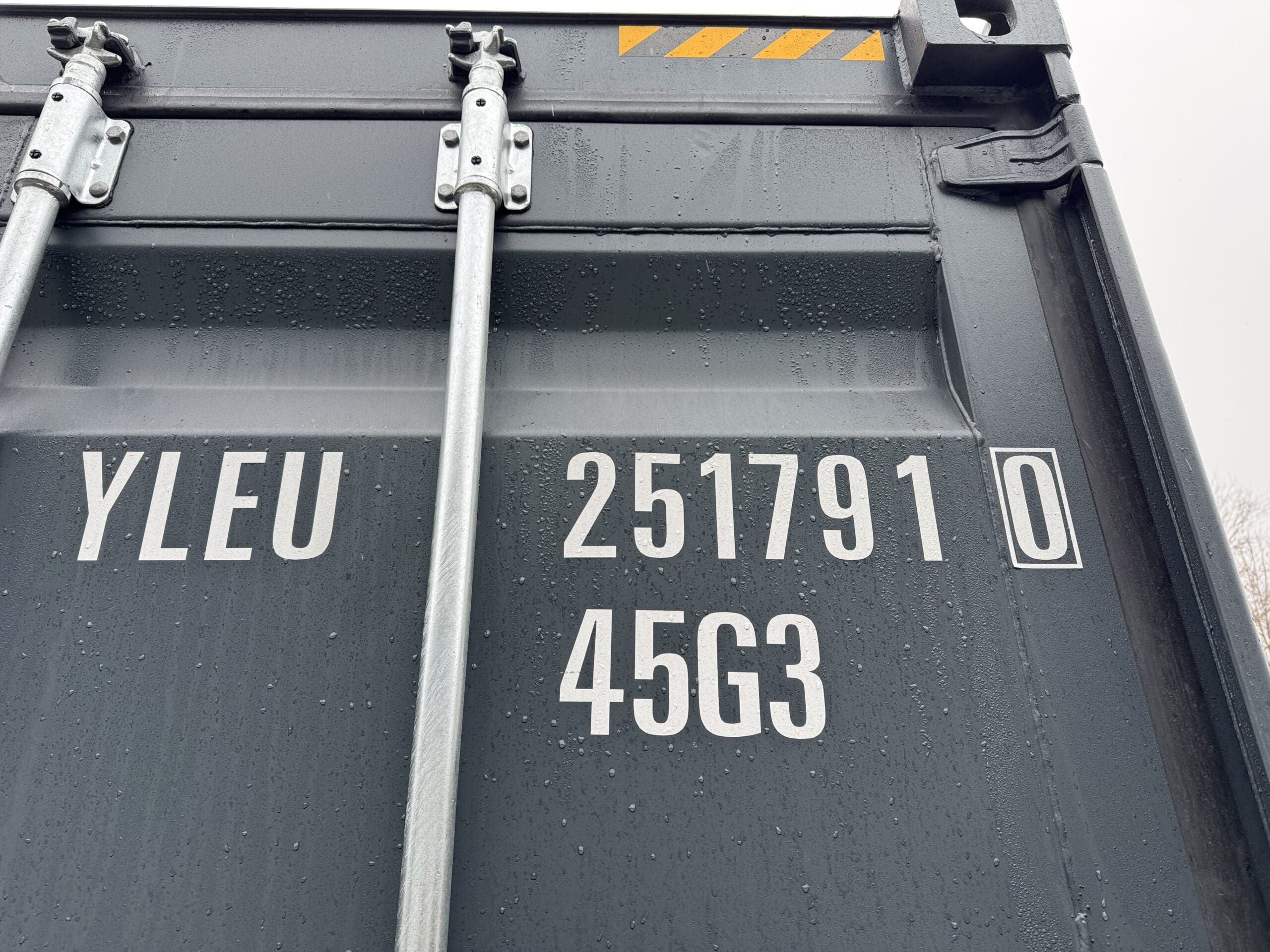40ft New High Cube Shipping Container – Wind & Watertight – Dk Gray — 40ft — new (image 2 of 12)