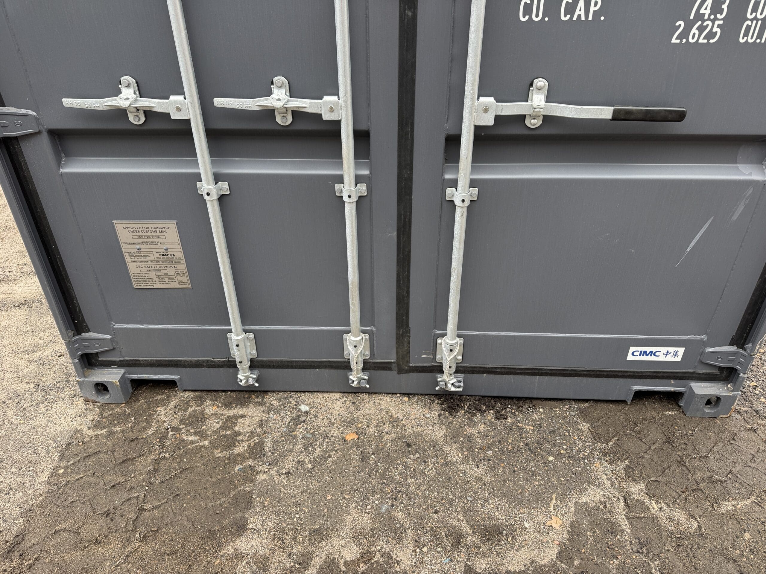 40ft New High Cube Shipping Container – Wind & Watertight – Dk Gray — 40ft — new (image 5 of 12)