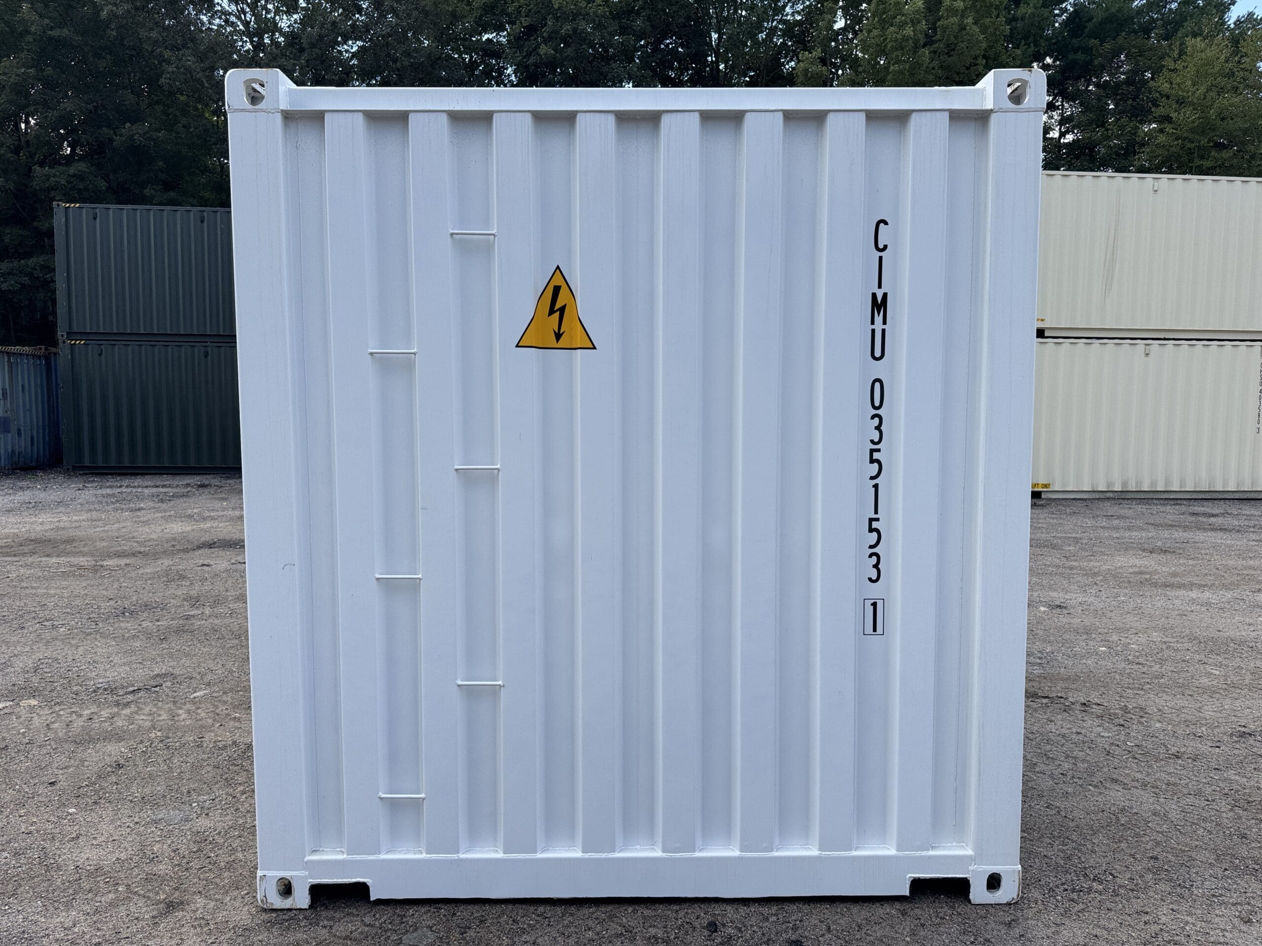 20ft New Shipping Container – Wind & Watertight – White — 20ft — new (image 12 of 12)