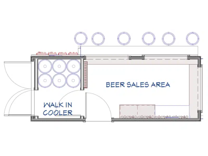 20ft Portable Shipping Container Bar | Commercial Pop-Up Bar Container — 20ft — new (image 11 of 11)