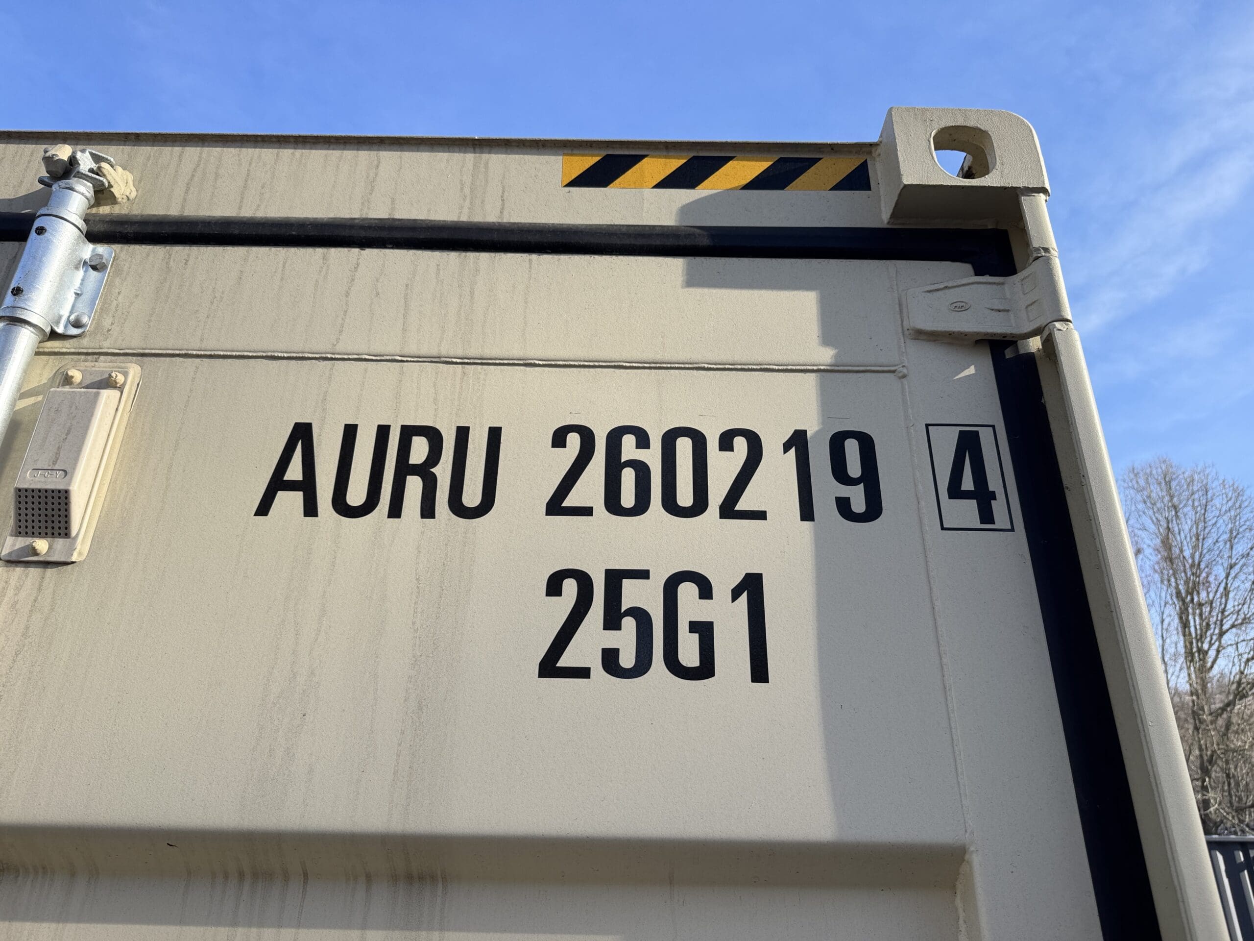 20ft New High Cube Shipping Container – Wind & Watertight – Beige — 20ft — new (image 2 of 12)
