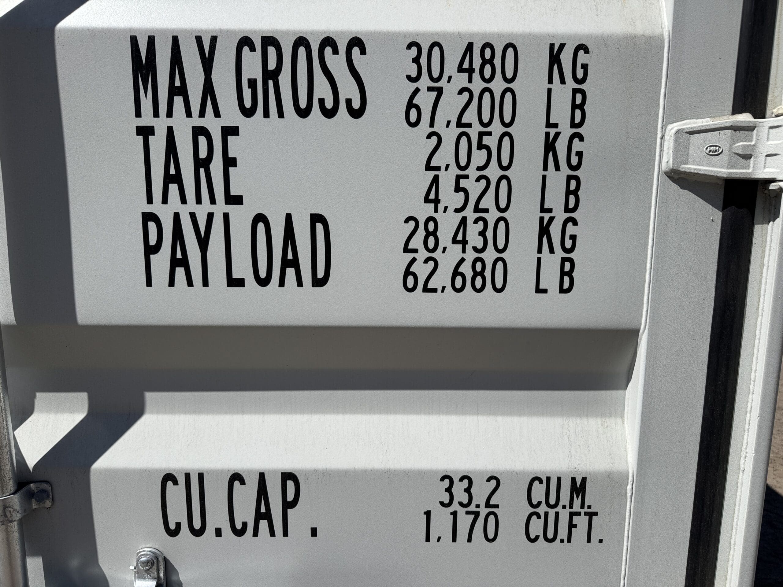 20ft New Shipping Container – Wind & Watertight – Gray — 20ft — new (image 4 of 12)