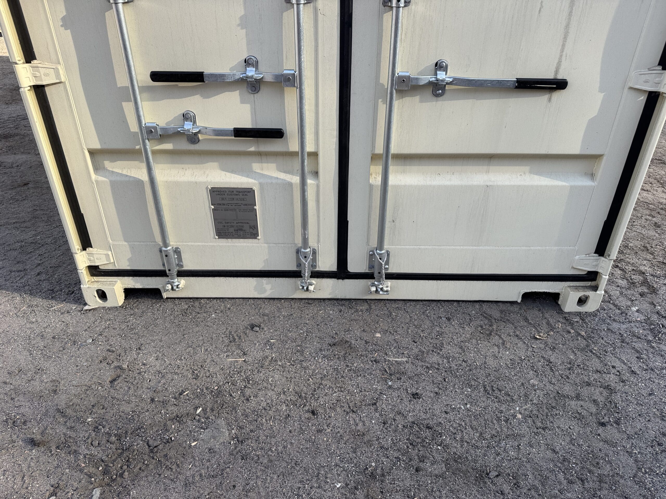 20ft New High Cube Shipping Container – Wind & Watertight – Beige — 20ft — new (image 6 of 12)