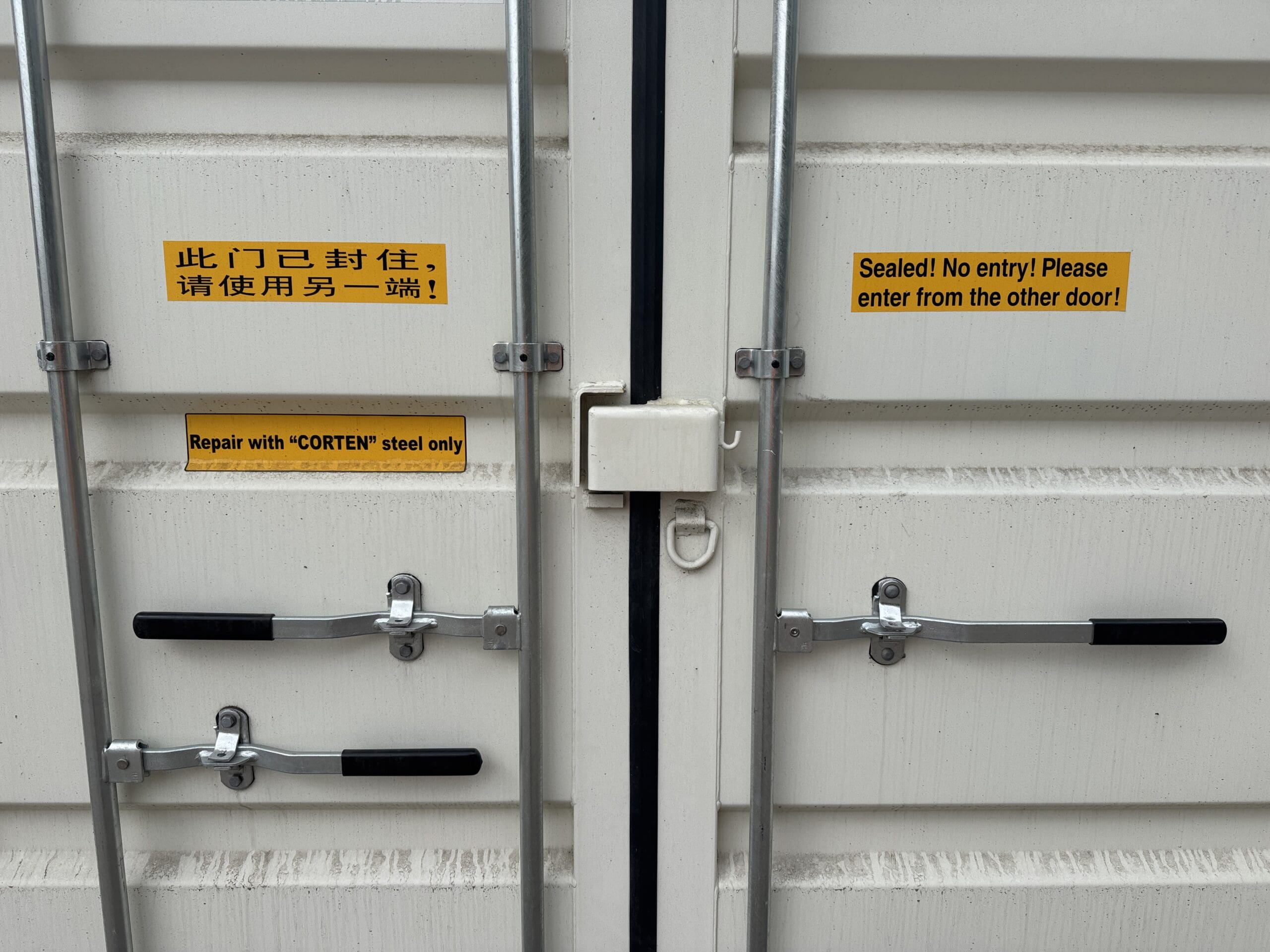 10ft New Shipping / Storage Container – Wind & Watertight – White — 10ft — new (image 4 of 10)