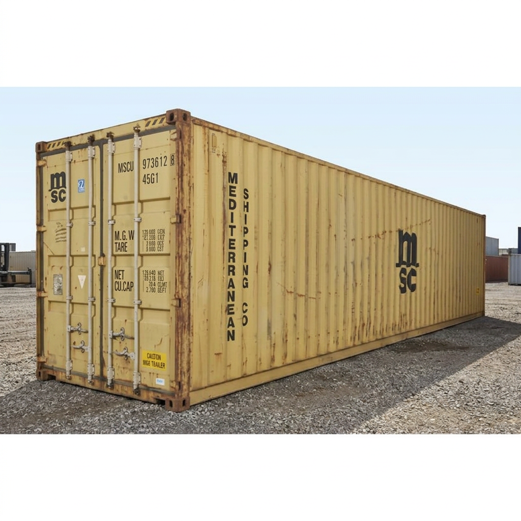 40Ft X 8Ft Used Shipping Container High Cube — 40ft — used — storage containers (image 5 of 6)