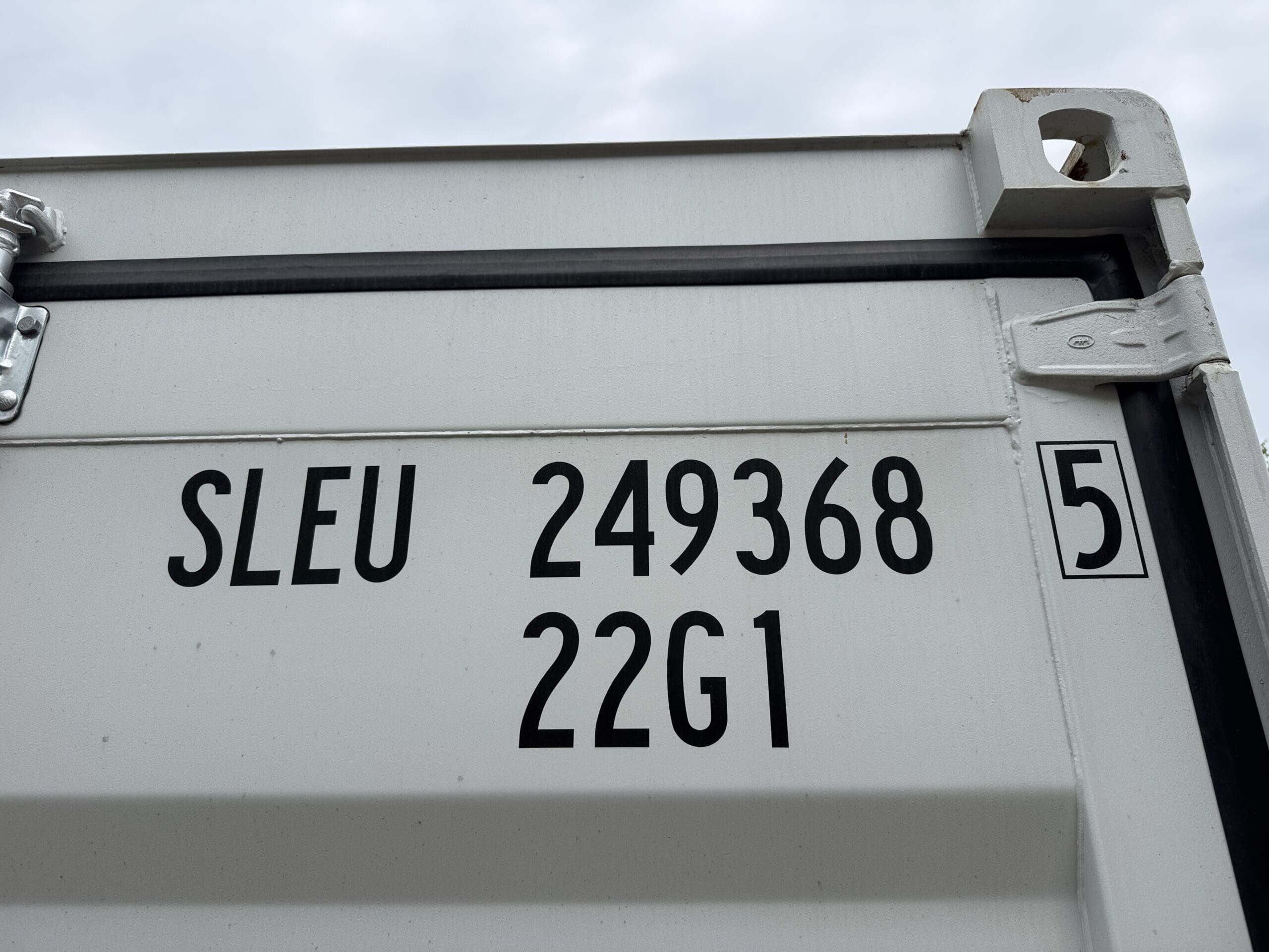 20ft New Shipping Container – Wind & Watertight – Gray — 20ft — new (image 2 of 12)