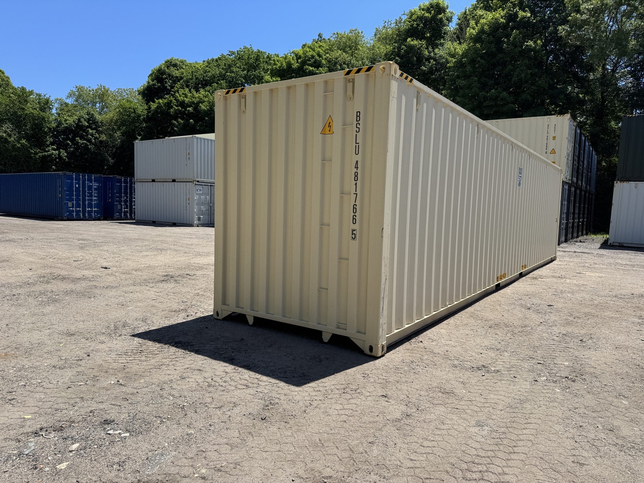 40ft New High Cube Shipping Container – Wind & Watertight – Beige — 40ft — new (image 12 of 12)