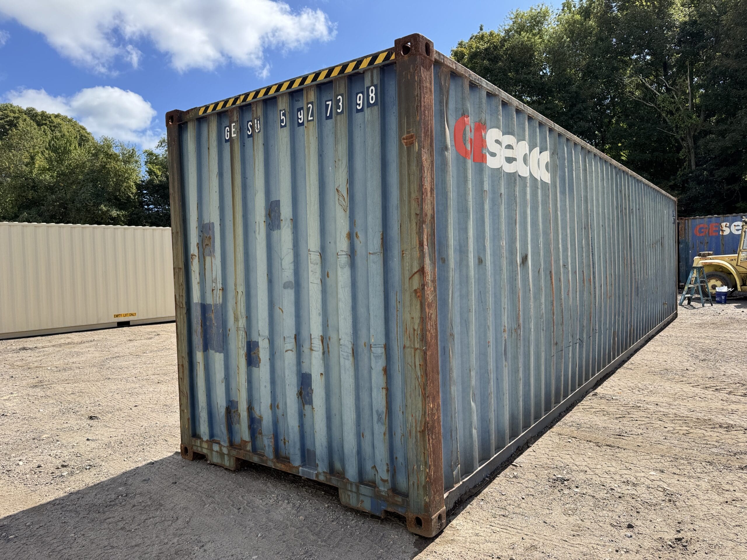 40ft Used High Cube Shipping Container – Wind & Watertight – Blue — 40ft — used (image 10 of 12)