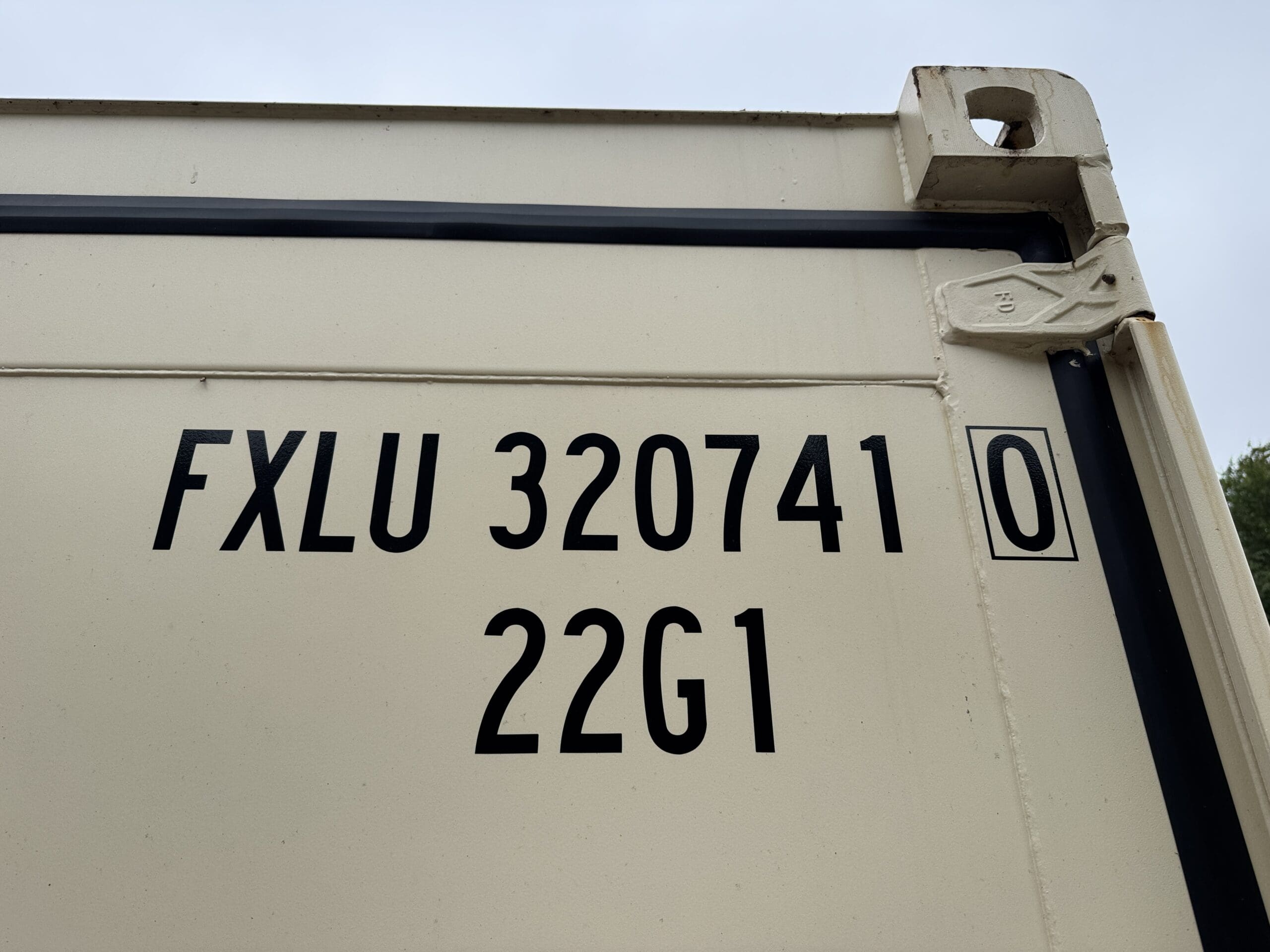 20ft New Shipping Container – Wind & Watertight – Beige — 20ft — new (image 2 of 12)