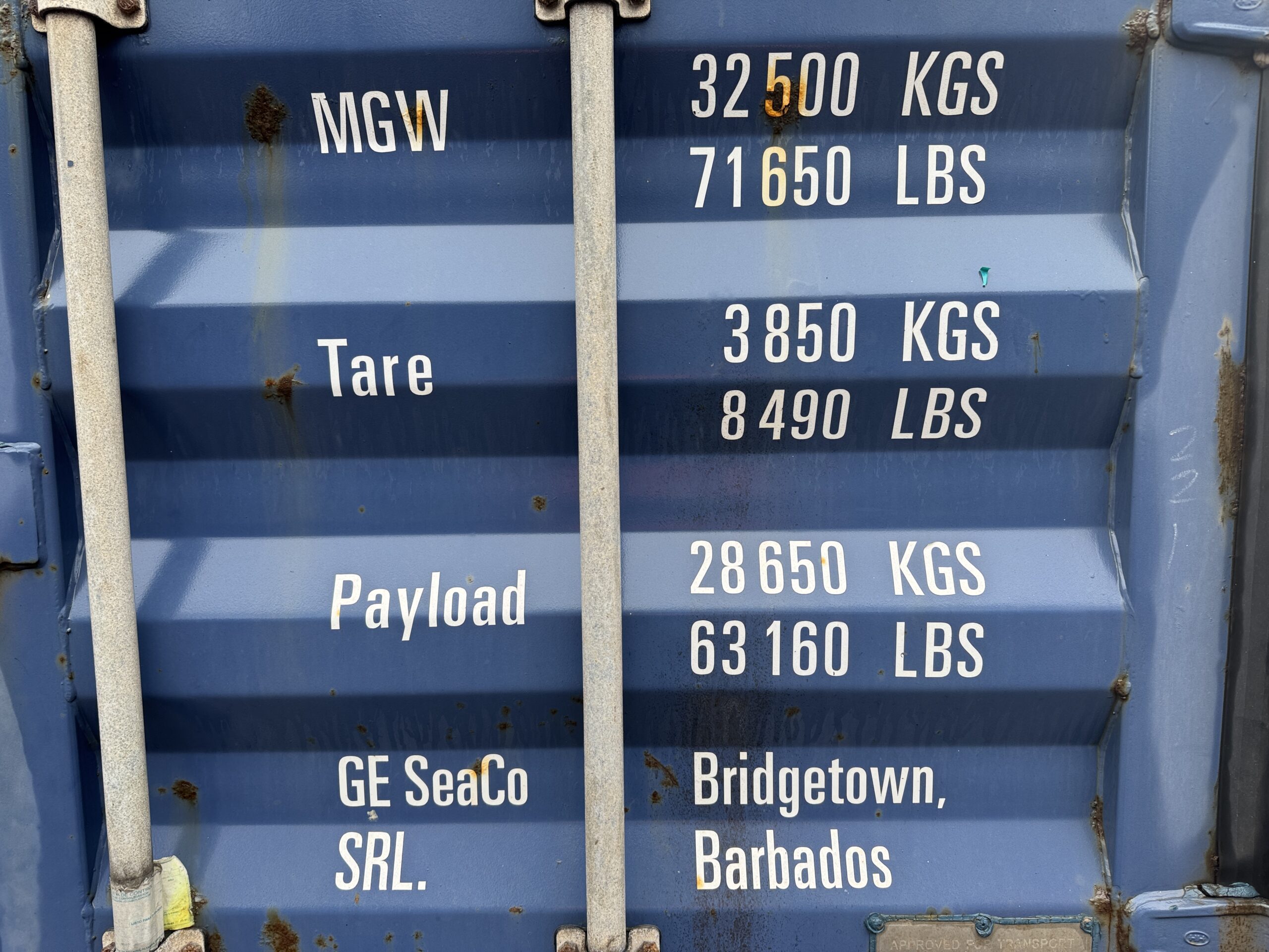 40ft Used High Cube Shipping Container – Wind & Watertight – Blue — 40ft — used (image 5 of 12)
