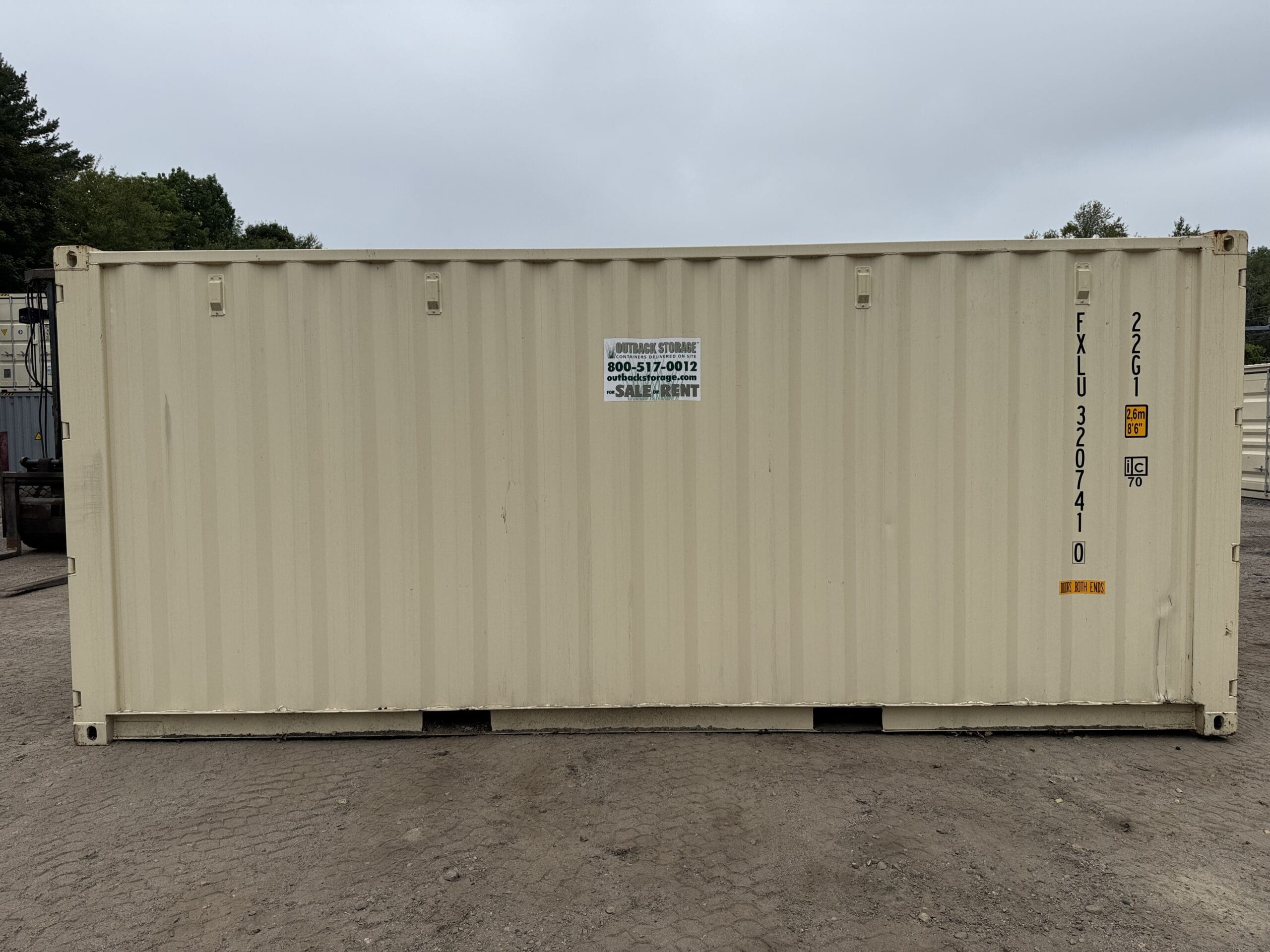 20ft New Shipping Container – Wind & Watertight – Beige — 20ft — new (image 12 of 12)