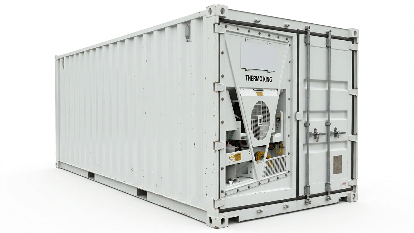 20ft Blast Freezers For Sale Online -40°F to 70°F (460V/230V 3P) 40ft — Front Exterior View 20ft Blast Freezers For Sale Online -40°F to 70°F (460V/230V 3P) — 40ft — used — refrigerated containers (image 3 of 4)