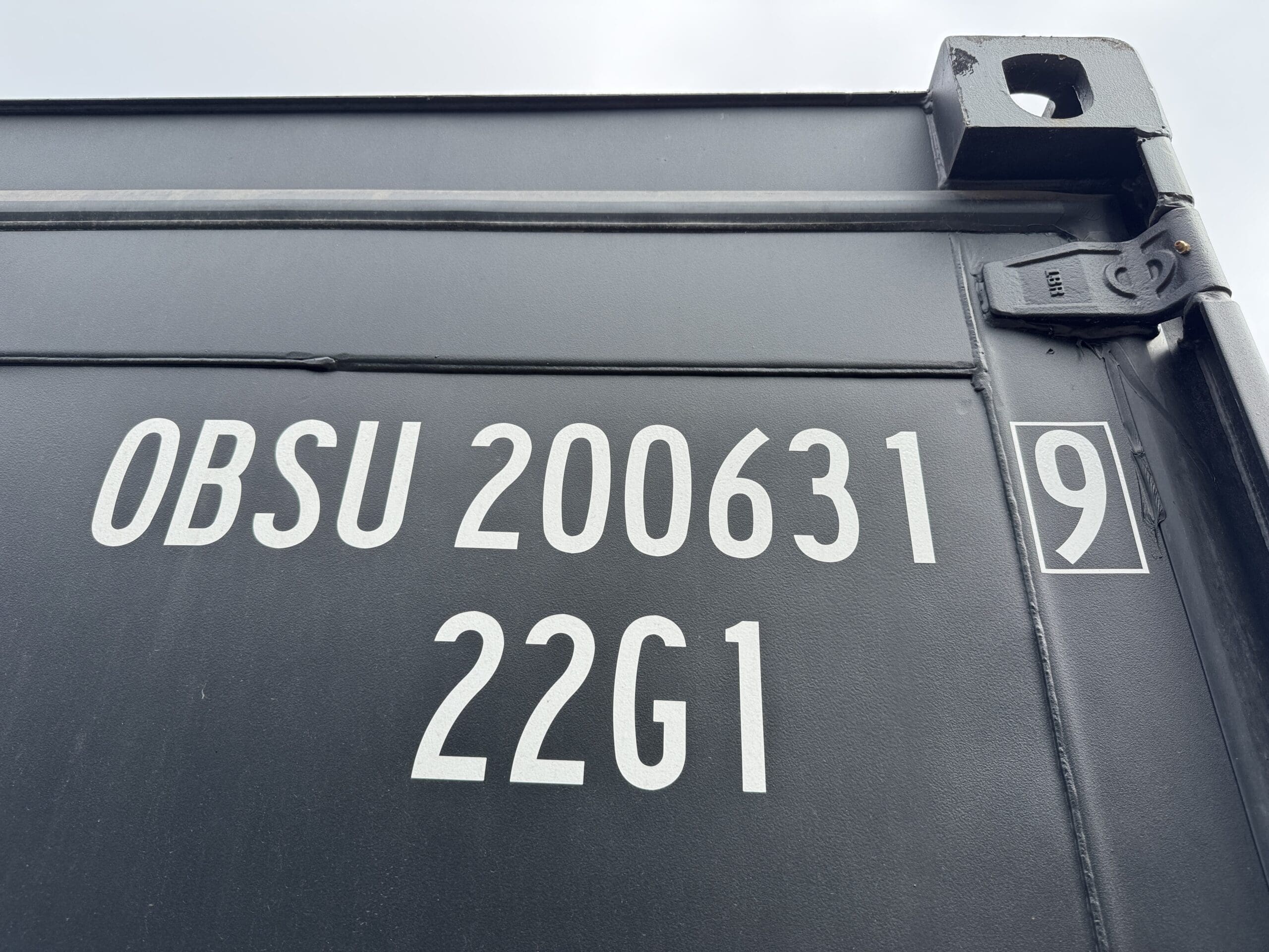 20ft New Shipping Container – Wind & Watertight – Black — 20ft — new (image 2 of 12)