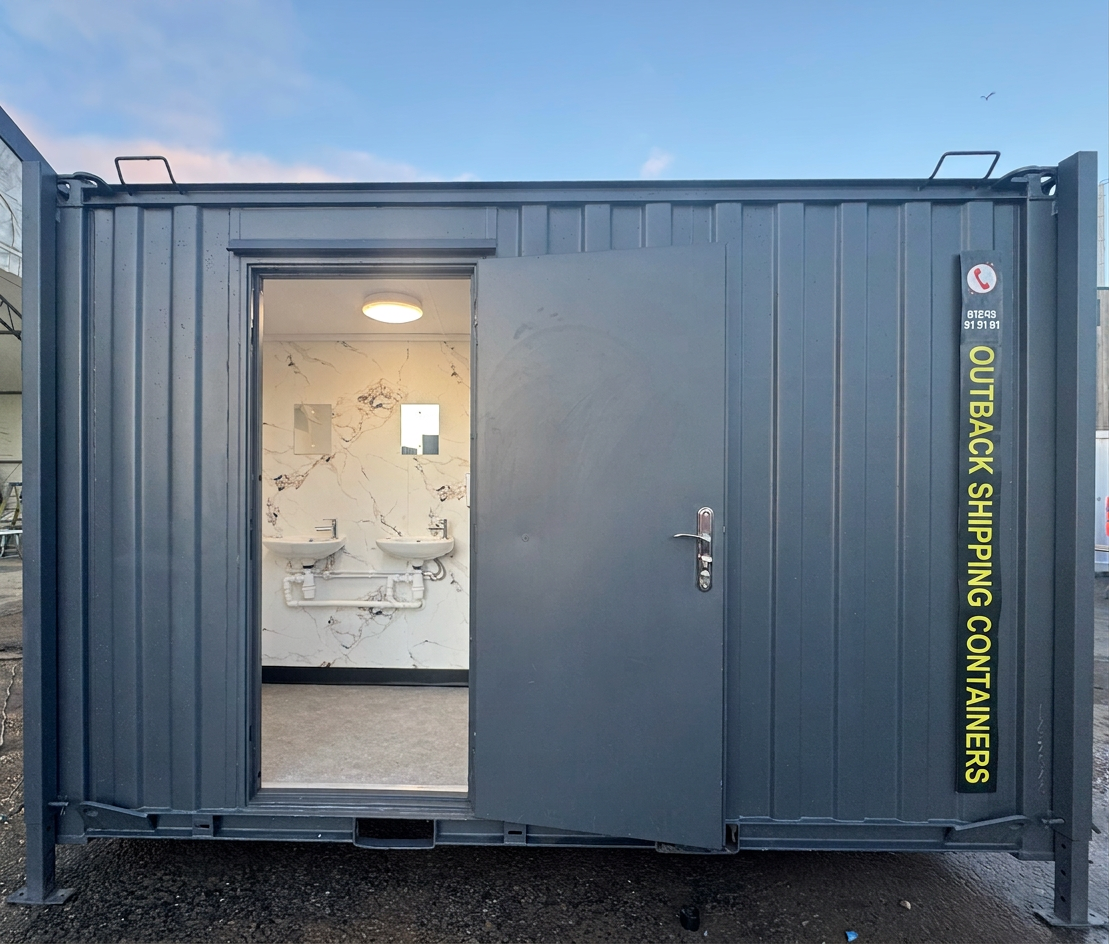 12 x 9 ft Anti-Vandal — 2 + 1 Toilet Block — Premium Portable Welfare — No 1506 — product gallery image 2 of 19