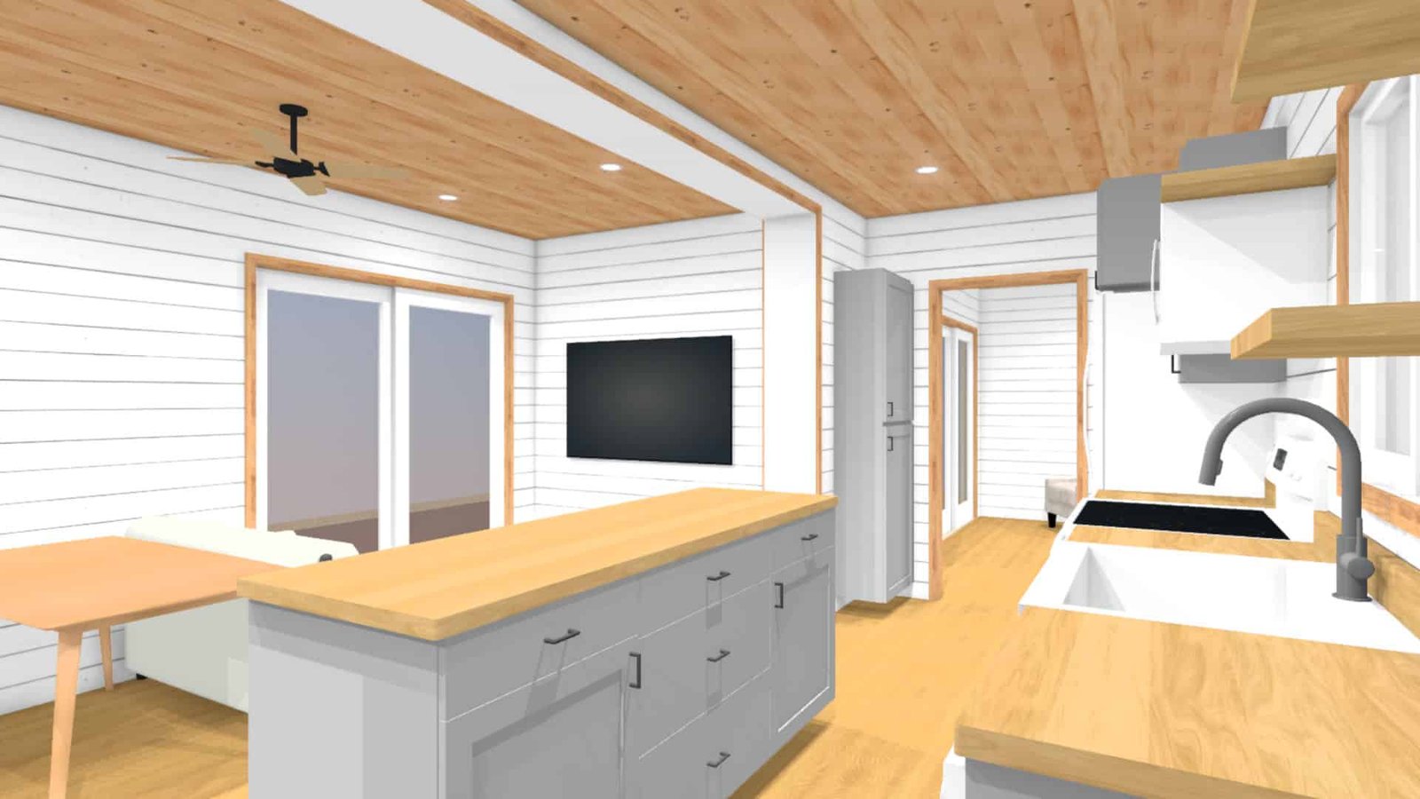 The Huntington – Luxury Two Bedroom Shipping Container Home | Two 40ft + One 20ft Container Home — 20ft — new (image 11 of 12)