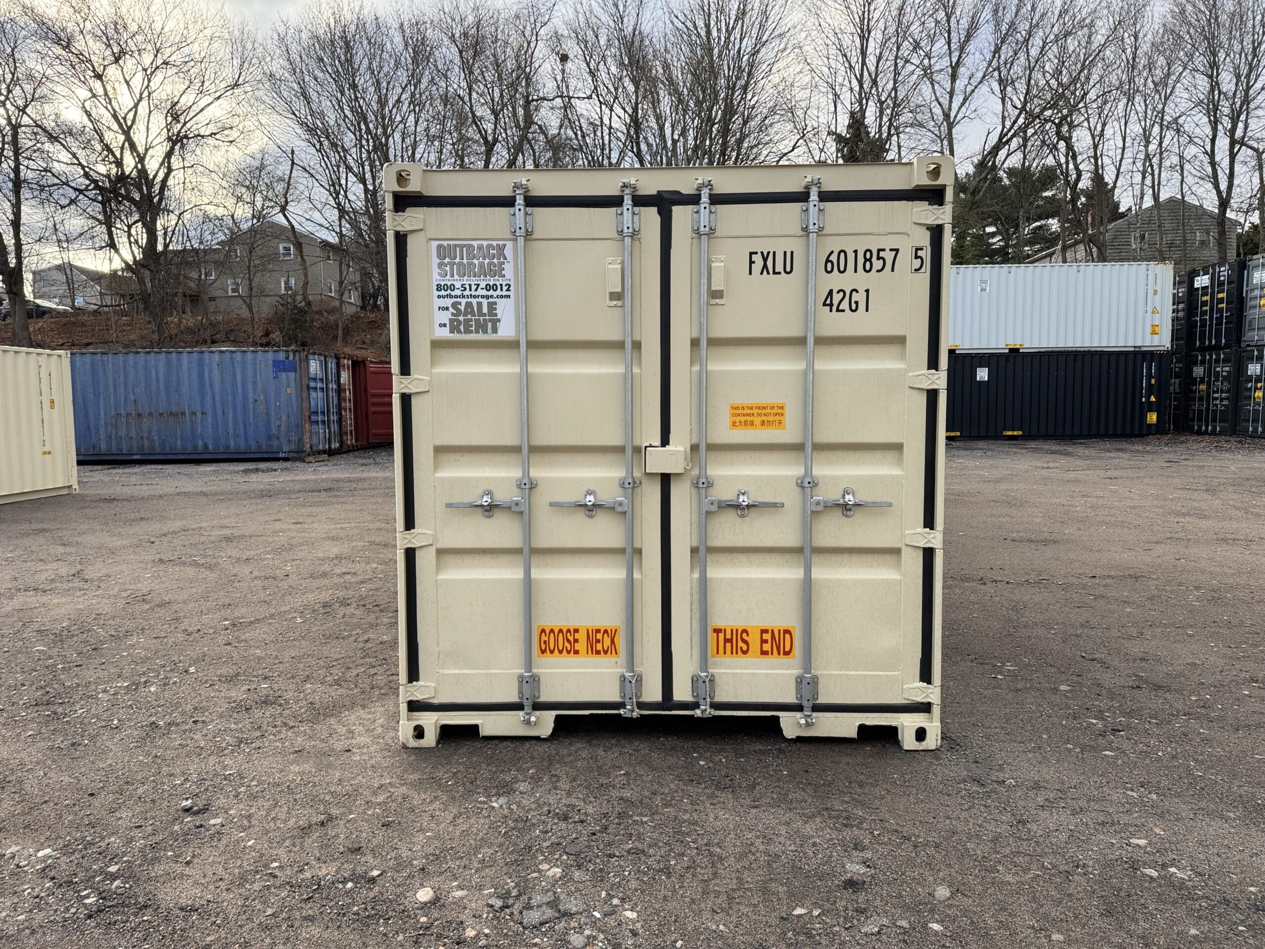 40ft New Shipping Container – Wind & Watertight – Beige — 40ft — new (image 12 of 12)