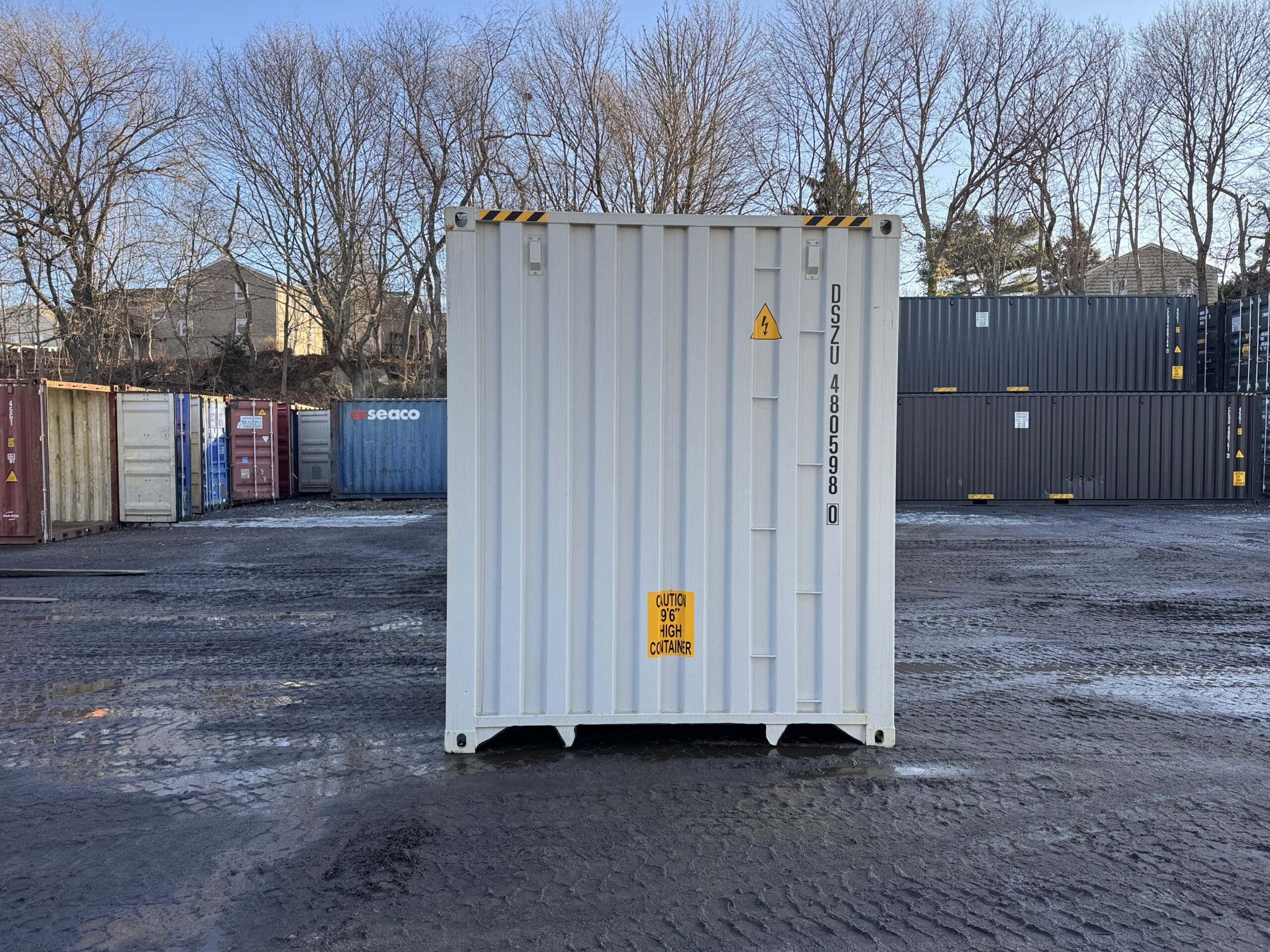 40ft New High Cube Shipping Container – Wind & Watertight – Lt Gray — 40ft — new (image 11 of 12)