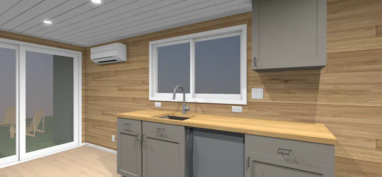 20FT Jack Hunting Container Cabin | Off-Grid Container Home with Kitchen & Rooftop Deck — 20ft — new (image 12 of 17)