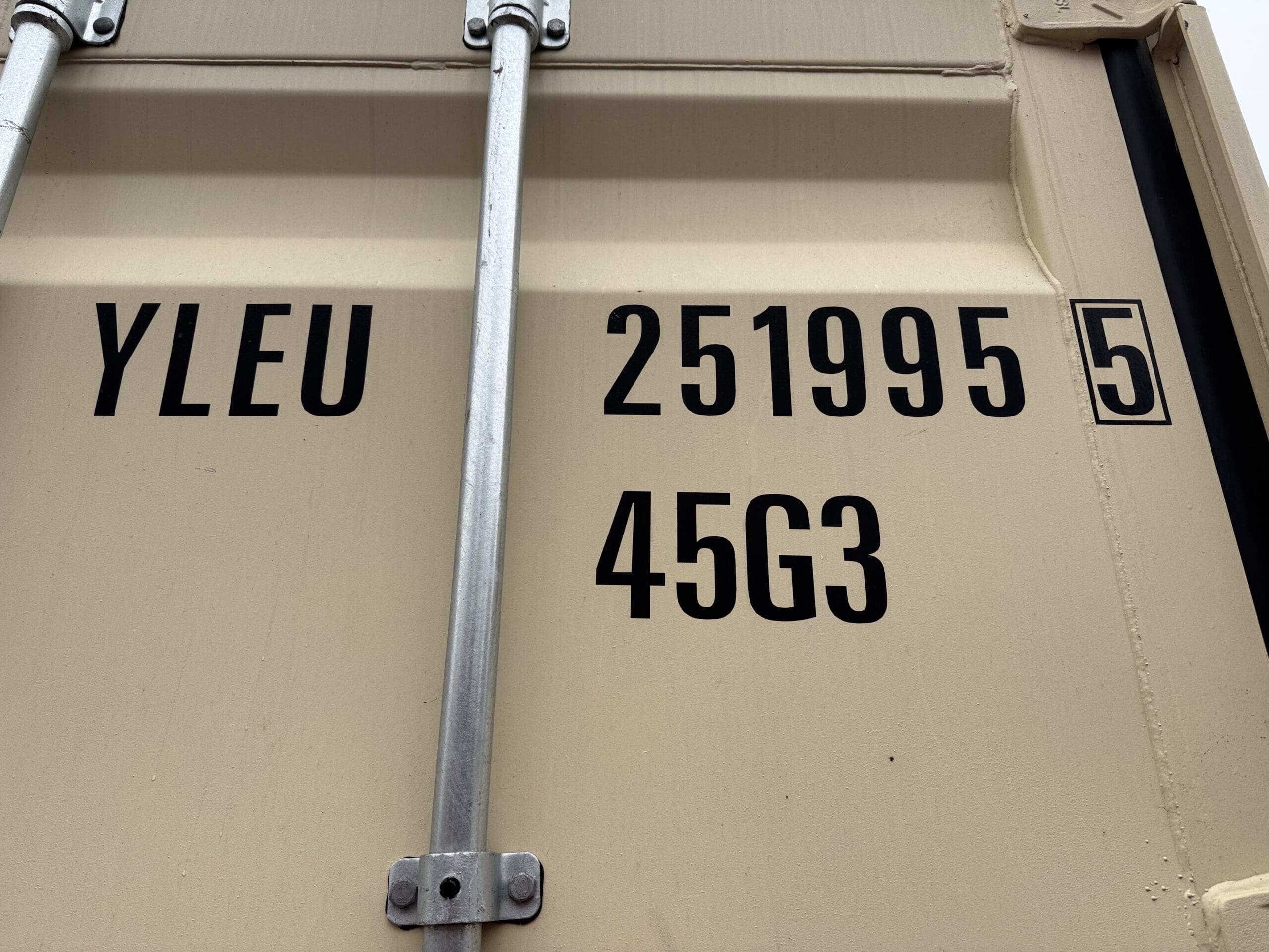 40ft New High Cube Shipping Container – Wind & Watertight – Beige — 40ft — new (image 2 of 12)