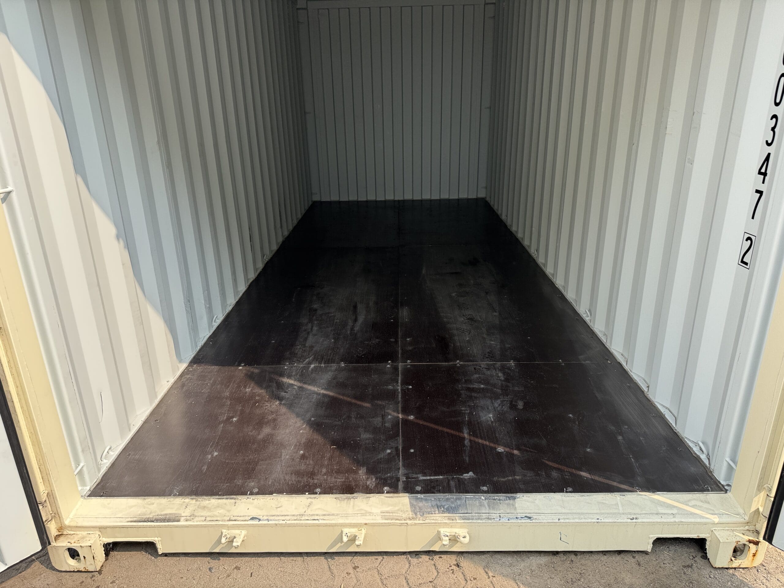20ft New Shipping Container – Wind & Watertight – Beige — 20ft — new (image 2 of 12)