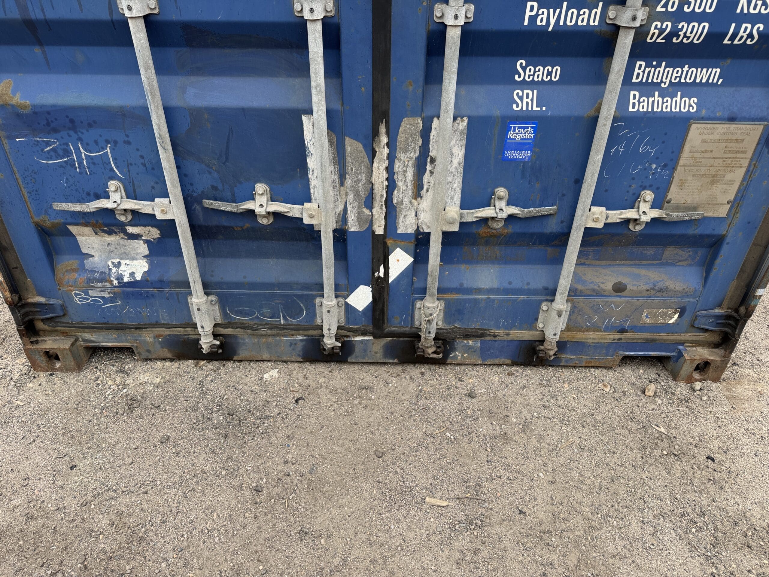 20ft Used Shipping Container – Wind & Watertight – Blue — 20ft — used (image 5 of 12)