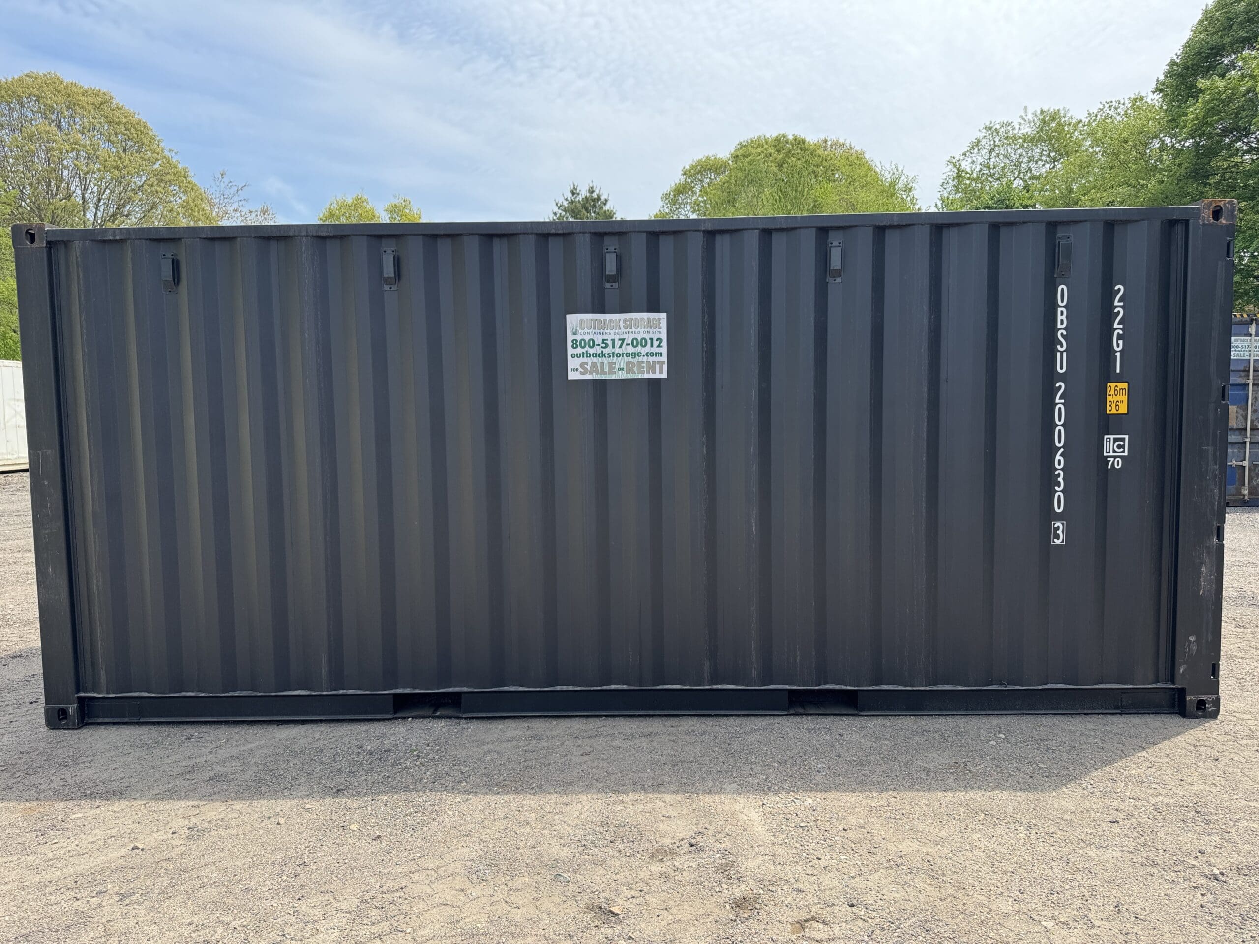 20ft New Shipping Container – Wind & Watertight – Black — 20ft — new (image 12 of 12)