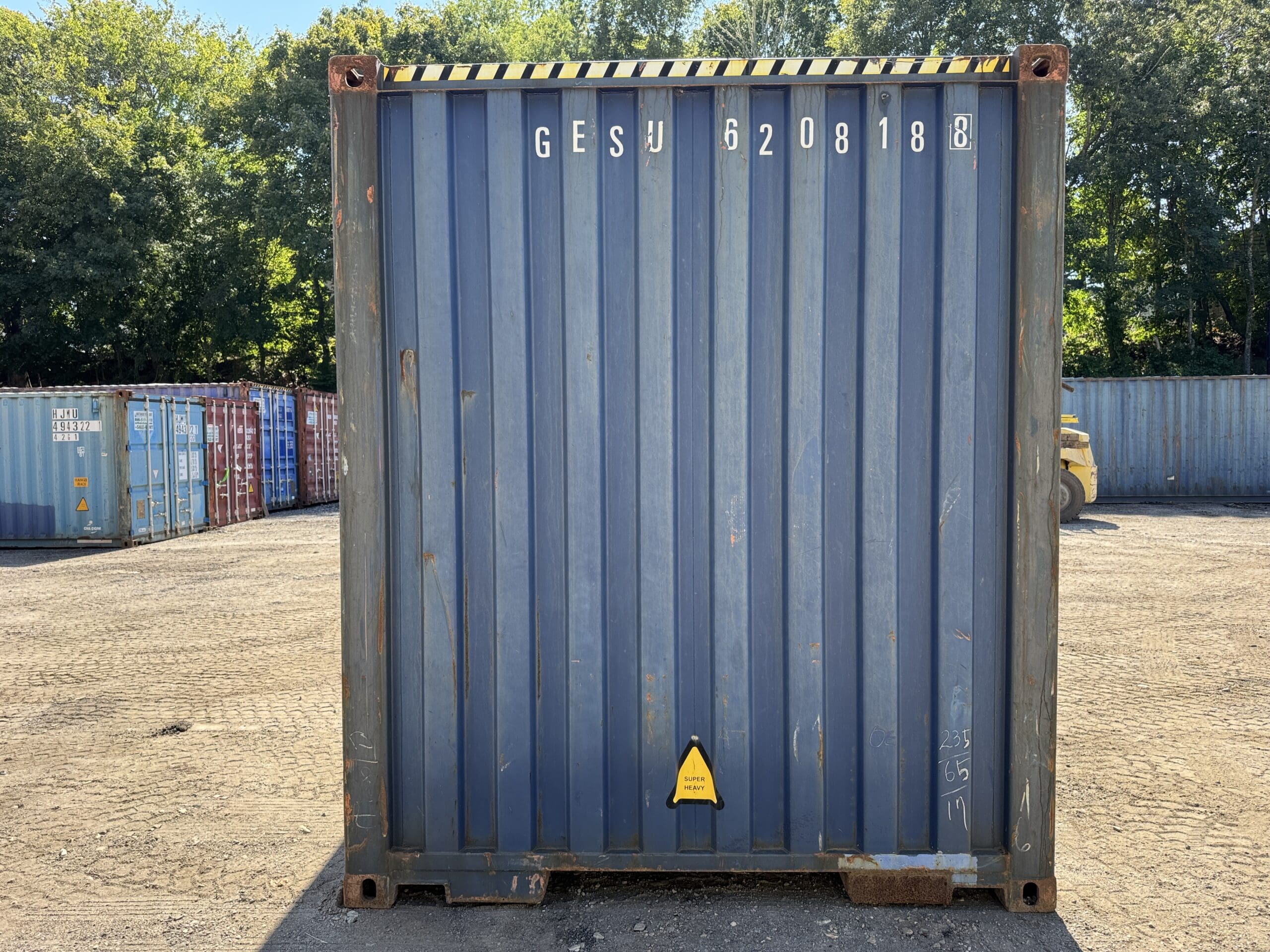 40ft Used High Cube Shipping Container – Wind & Watertight – Blue — 40ft — used (image 8 of 12)