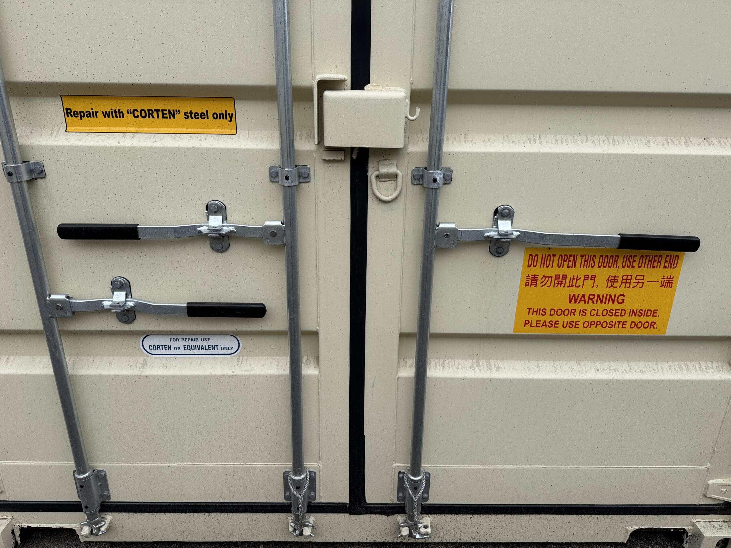 20ft New Shipping Container – Wind & Watertight – Beige — 20ft — new (image 11 of 12)