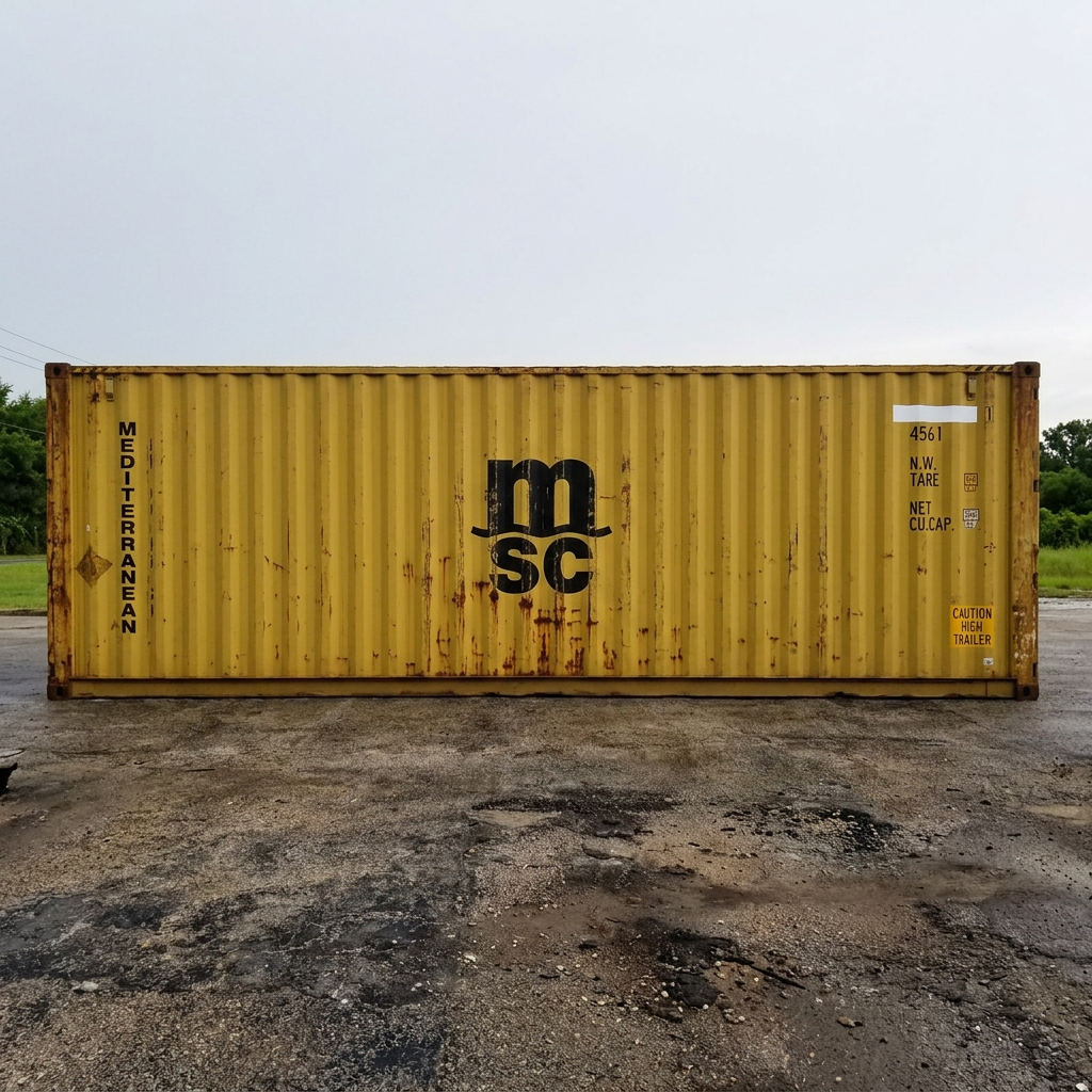 40 Ft HC Used Shipping Containers High Cube Wind And Watertight — 40ft — refurbished — storage containers (image 4 of 4)
