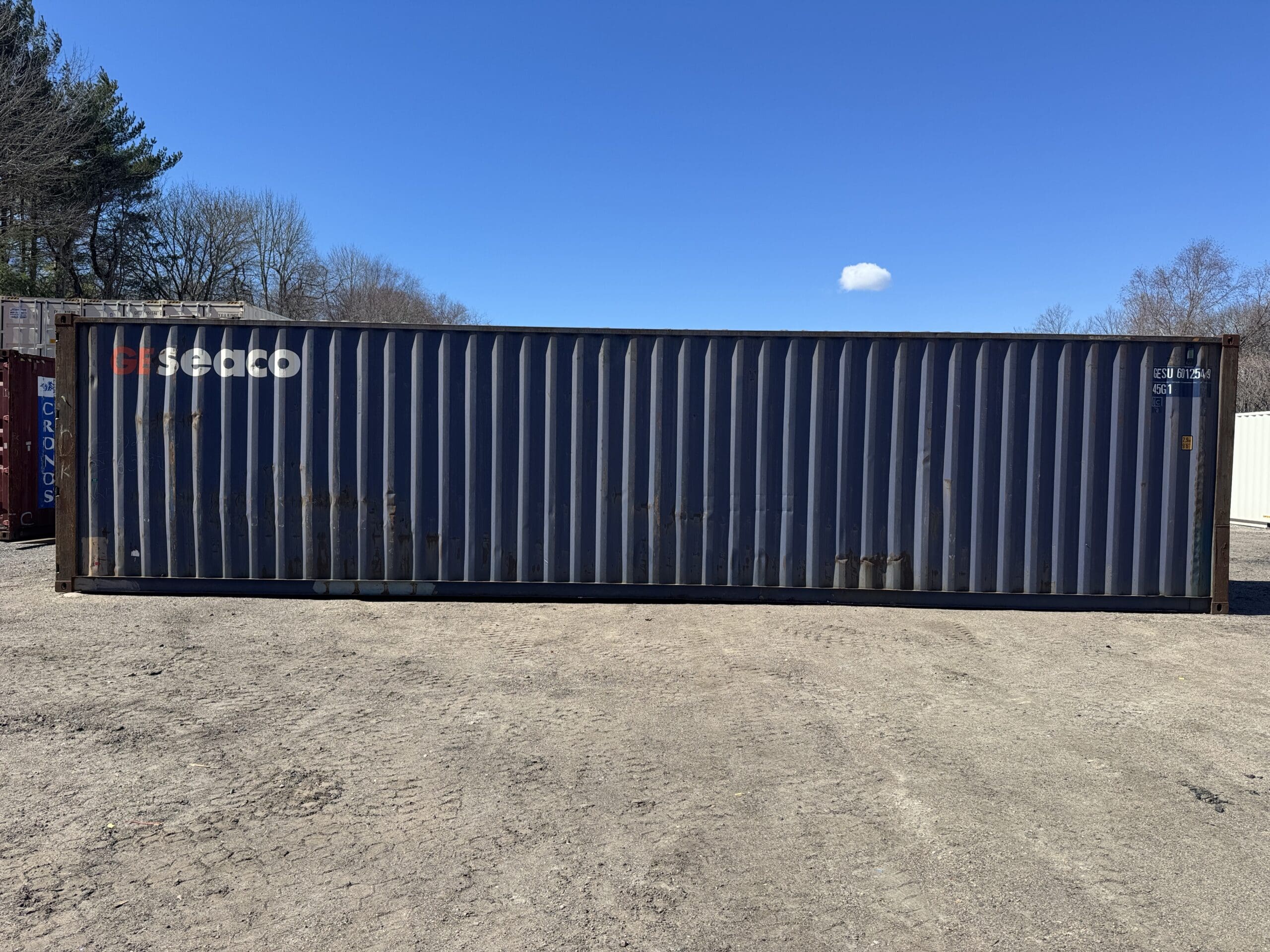 40ft Used High Cube Shipping Container – Wind & Watertight – Blue — 40ft — used (image 7 of 12)