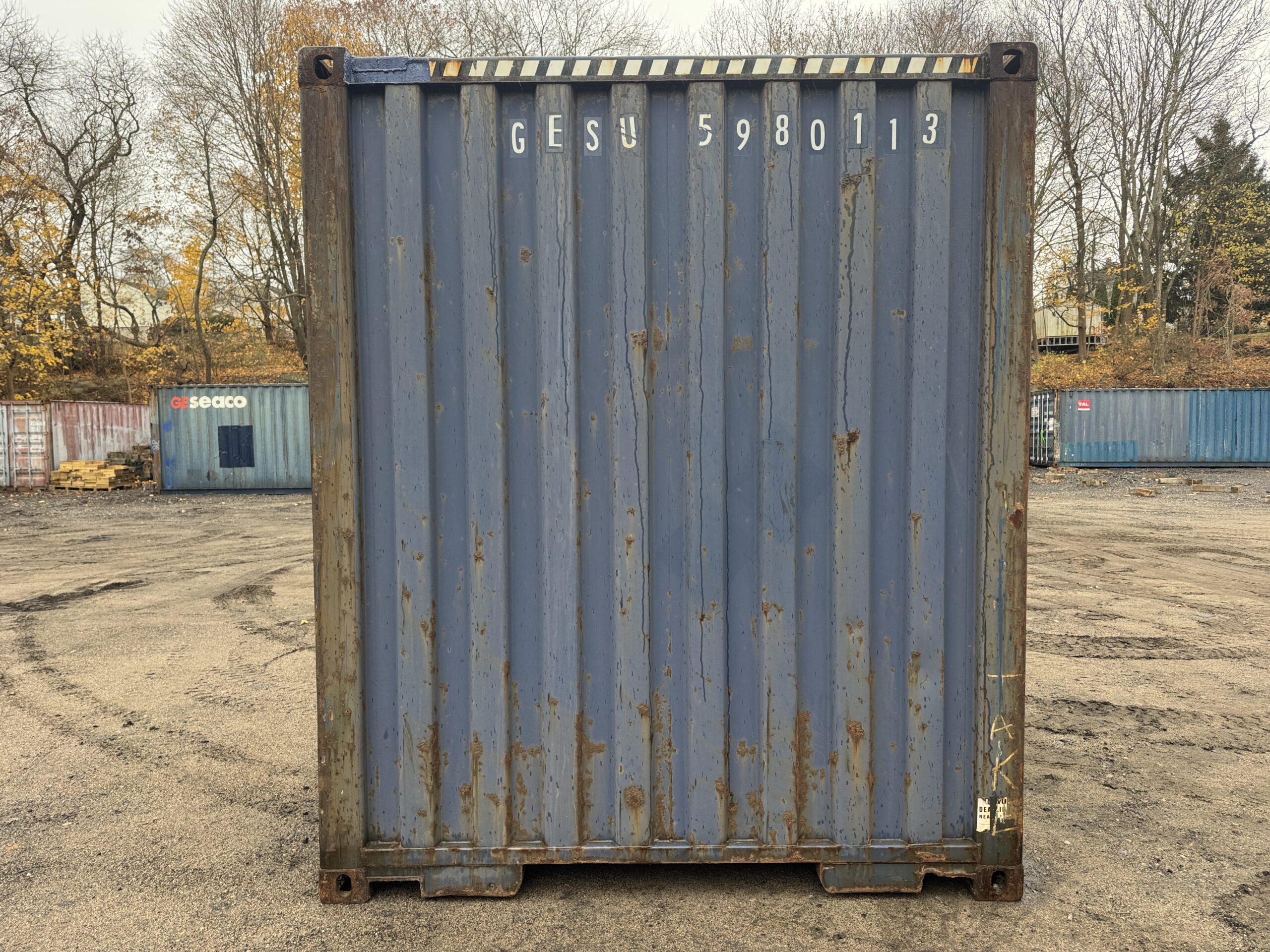 40ft Used High Cube Shipping Container – Wind & Watertight – Blue — 40ft — used (image 6 of 12)