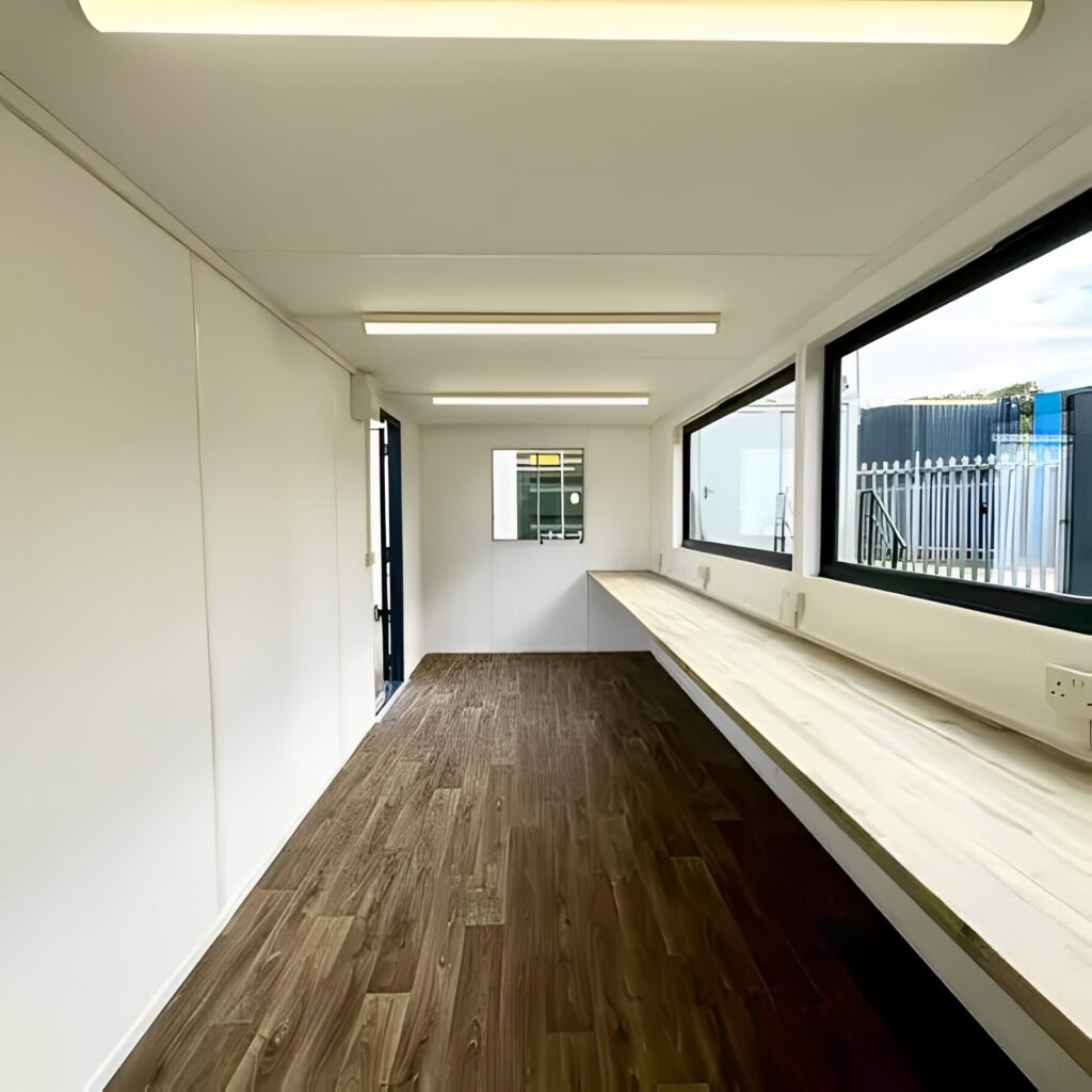21ft x 8ft Custom Cabin Office / Canteen | Picture Windows | Portable Building — 20ft — new (image 8 of 12)