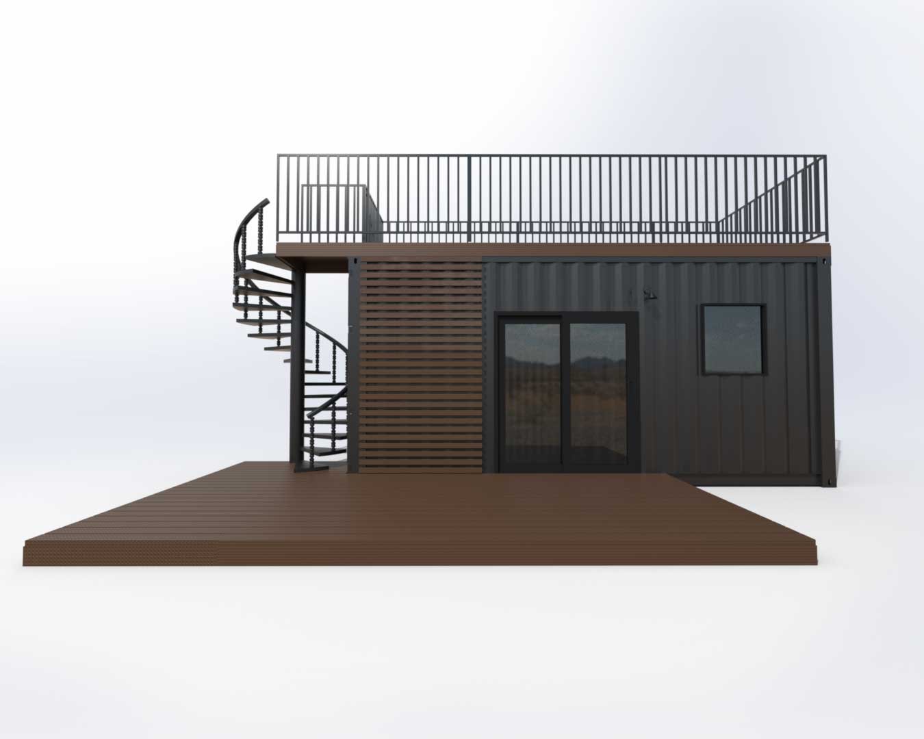 20FT Ezra Modern Container Home | Turnkey Tiny House | Portable Prefab Container Home — 20ft — new (image 12 of 17)