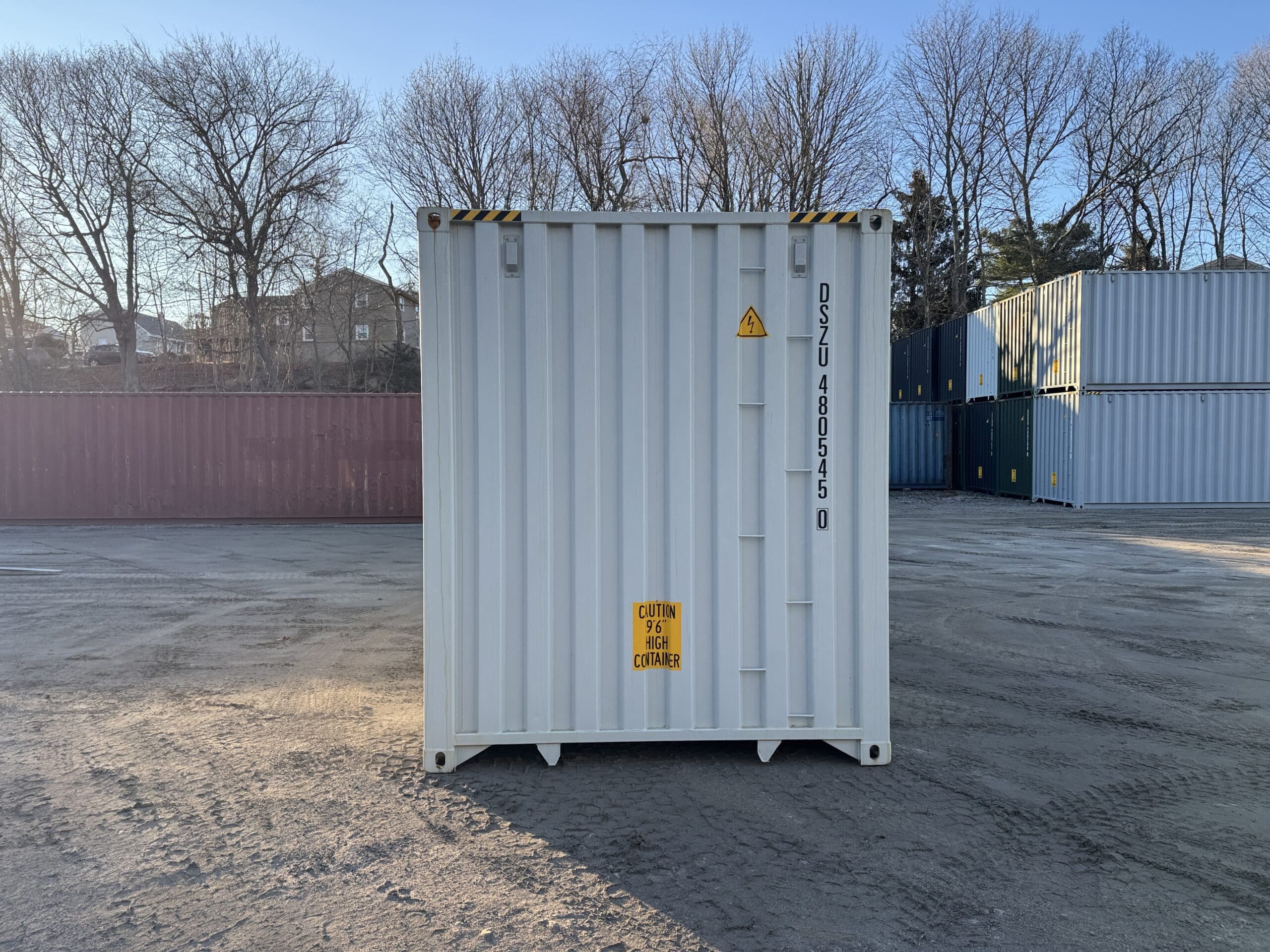 40ft New High Cube Shipping Container – Wind & Watertight – Gray — 40ft — new (image 11 of 12)
