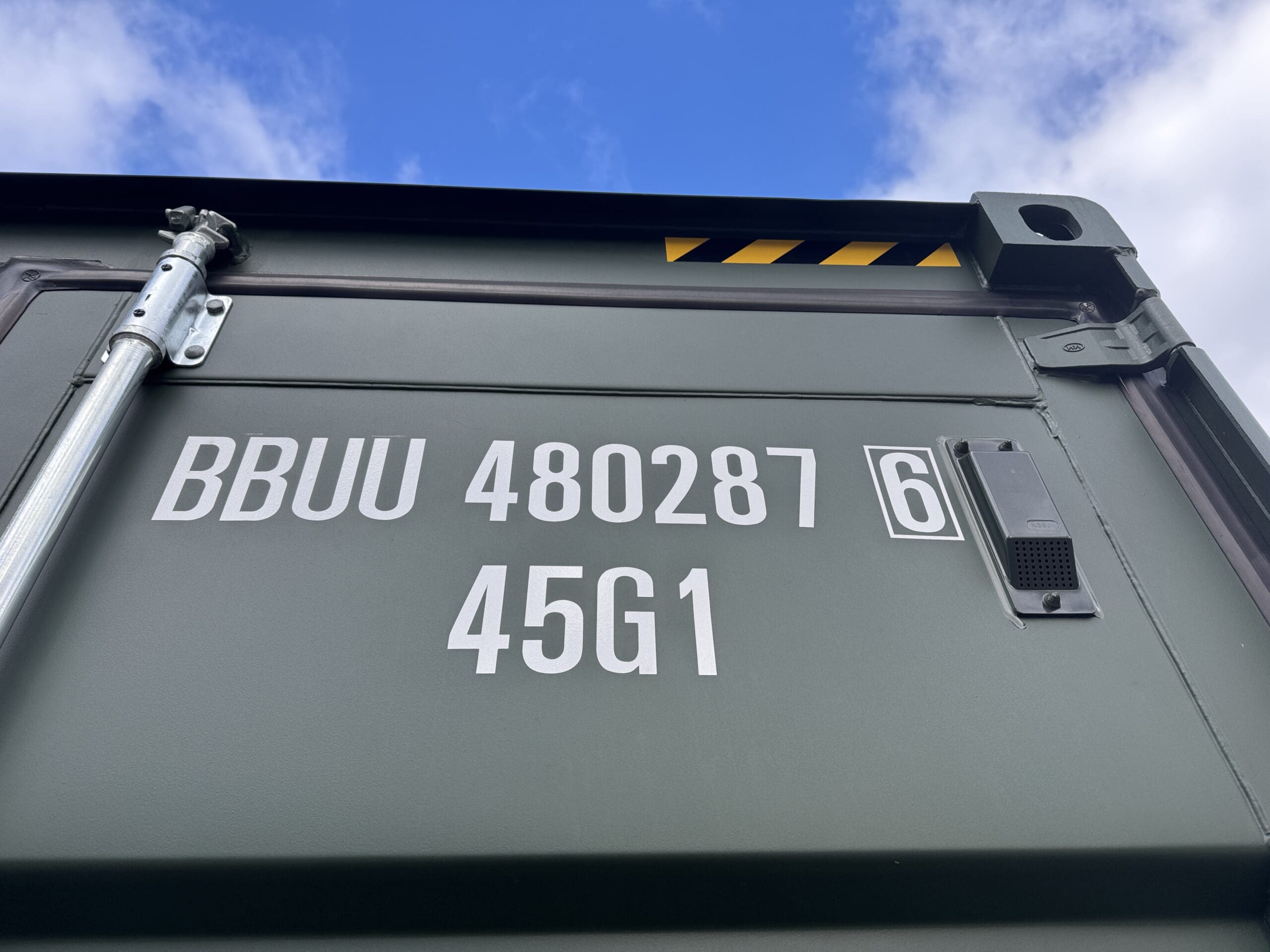 40ft New High Cube Shipping Container – Wind & Watertight – Green — 40ft — new (image 2 of 12)