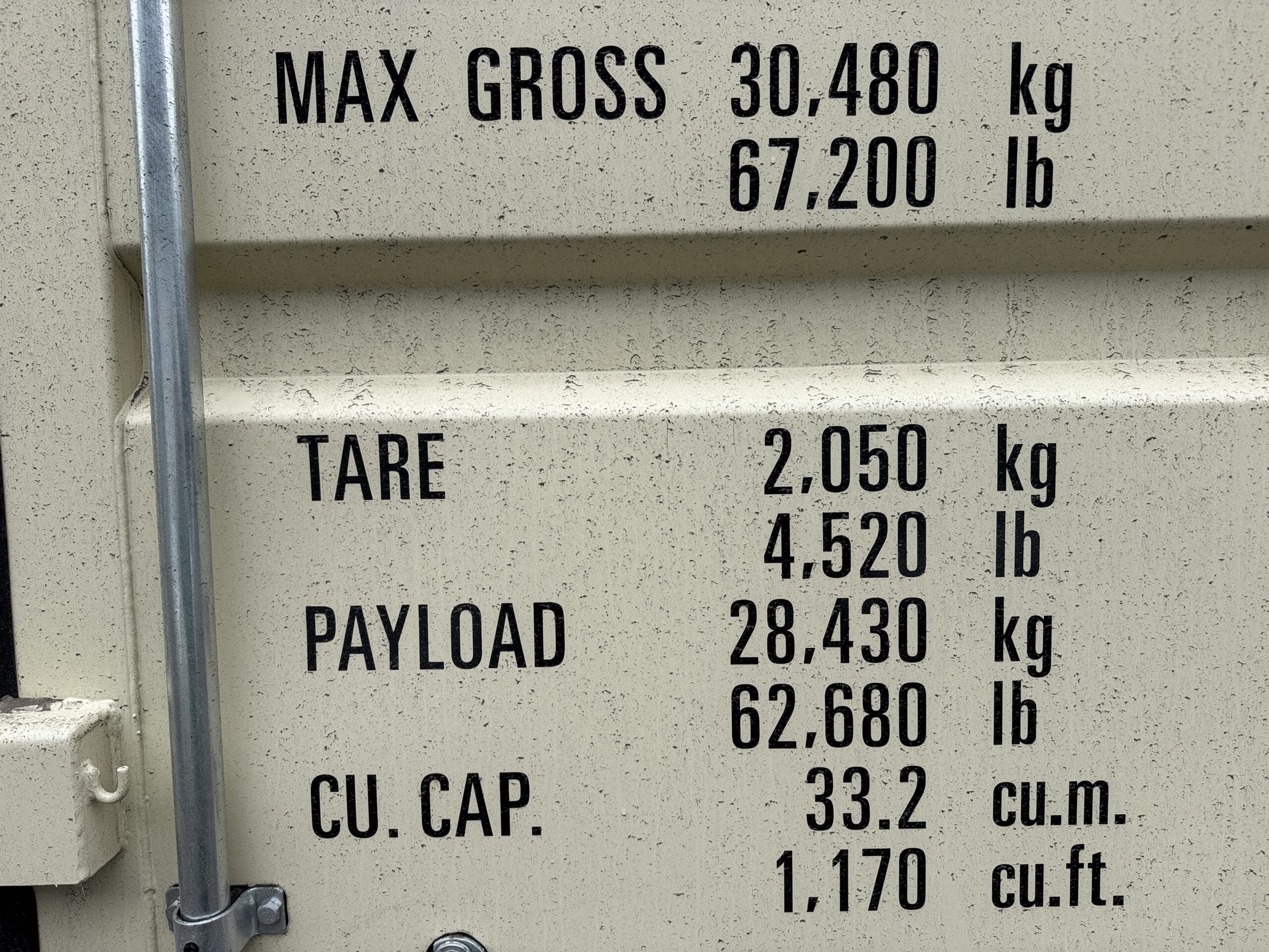 20ft New Shipping Container – Wind & Watertight – Beige — 20ft — new (image 8 of 12)