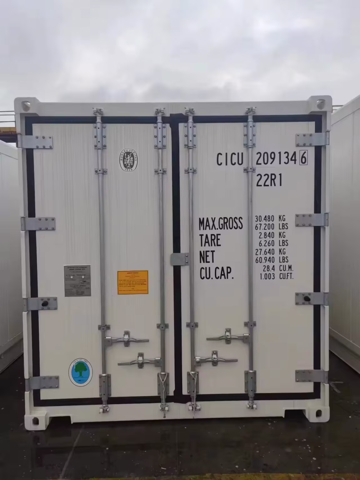 Used 20ft Refrigerated Shipping Container for Sale | Reefer Container — 20ft — used (image 5 of 5)