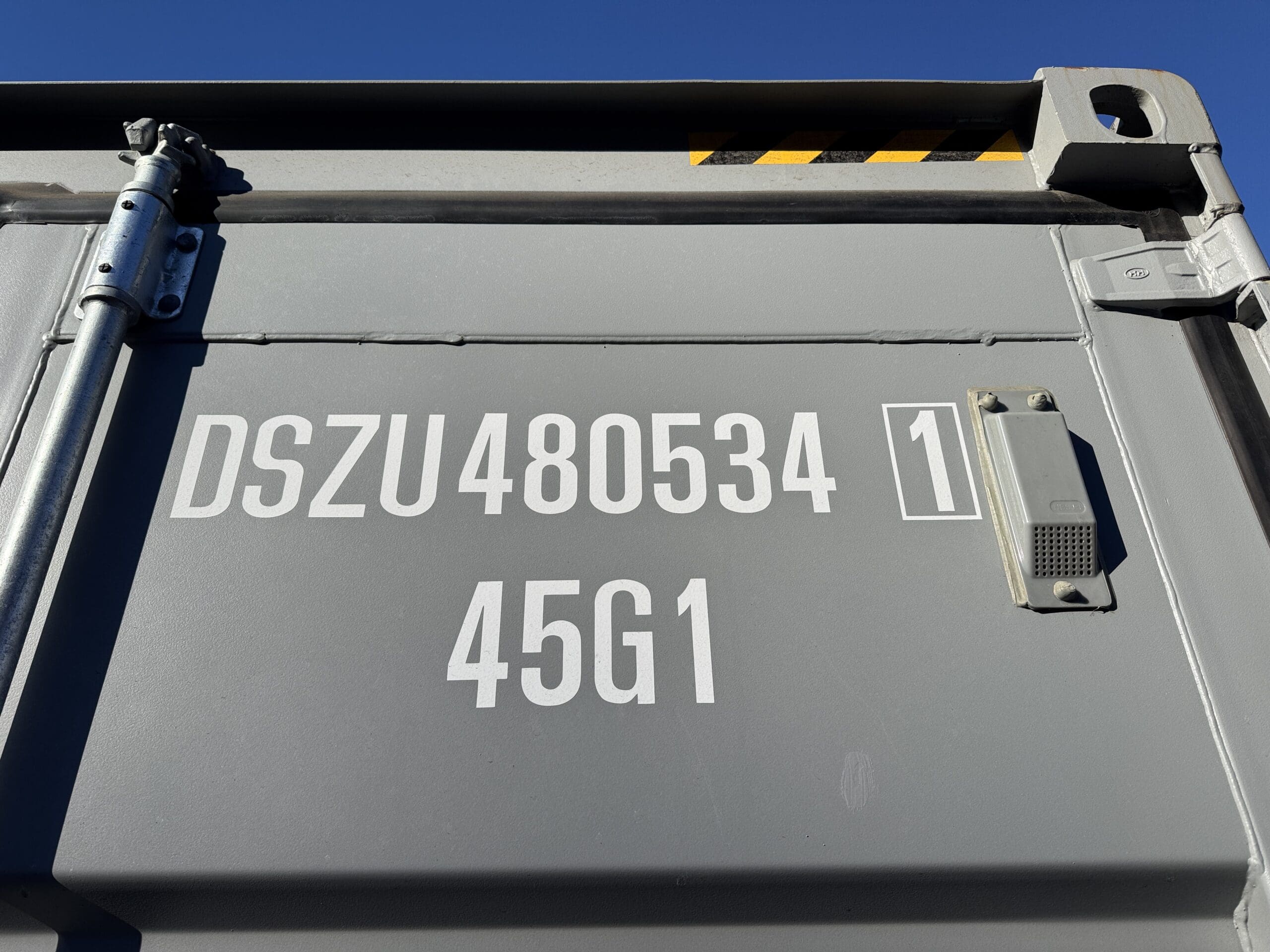 40ft New High Cube Shipping Container – Wind & Watertight – Gray — 40ft — new (image 2 of 12)