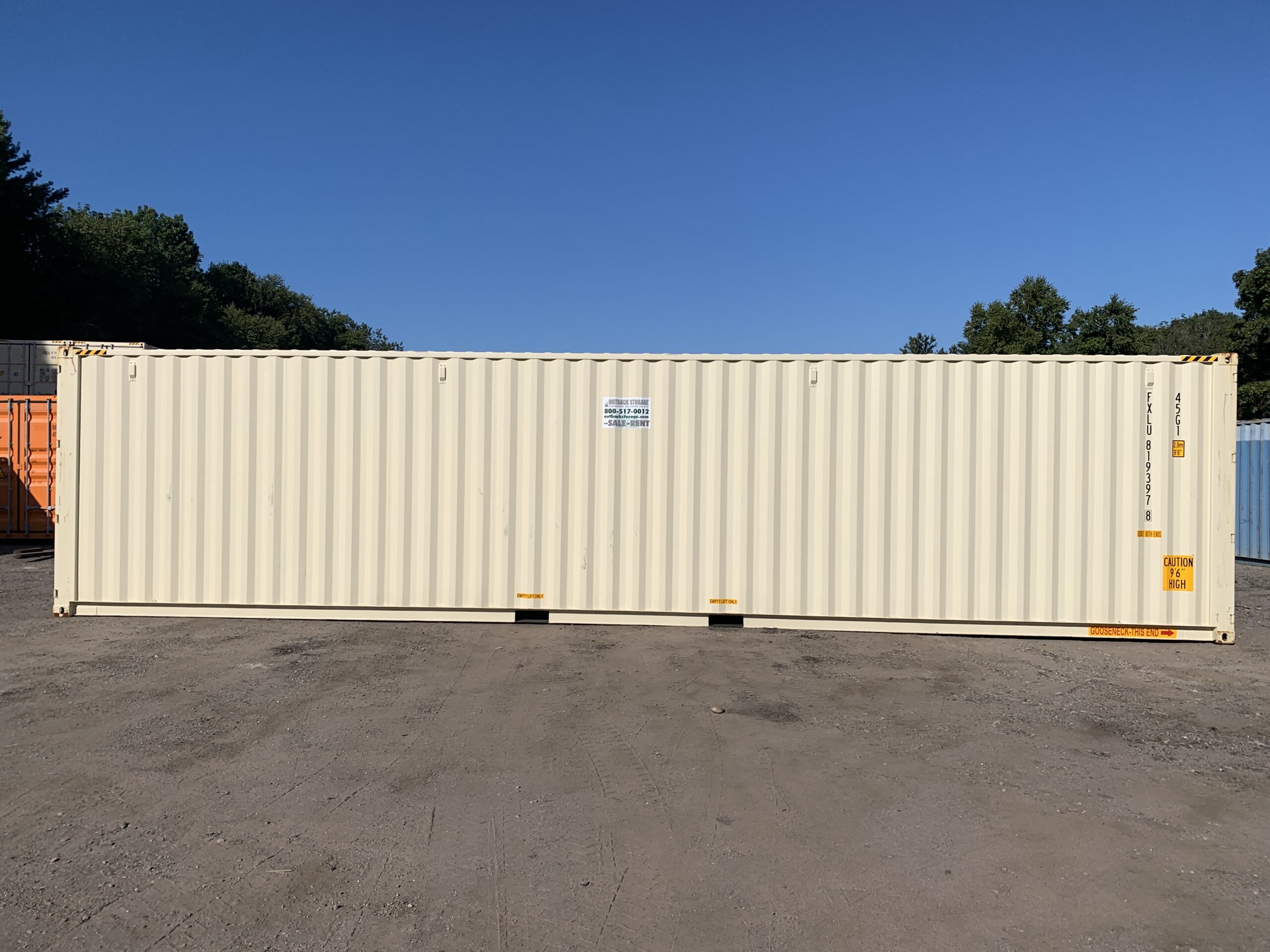 40ft New High Cube Shipping Container – Wind & Watertight – Beige — 40ft — new (image 12 of 12)